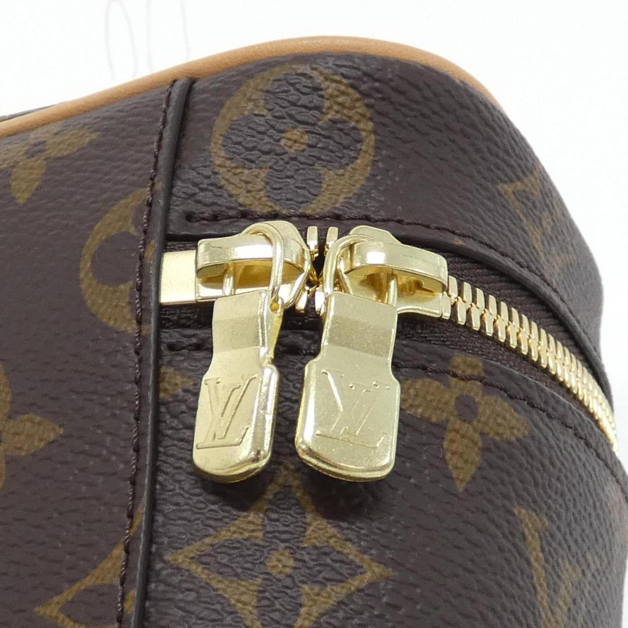 Louis Vuitton Marron Coated Canvas Pouch (Pre-Owned)