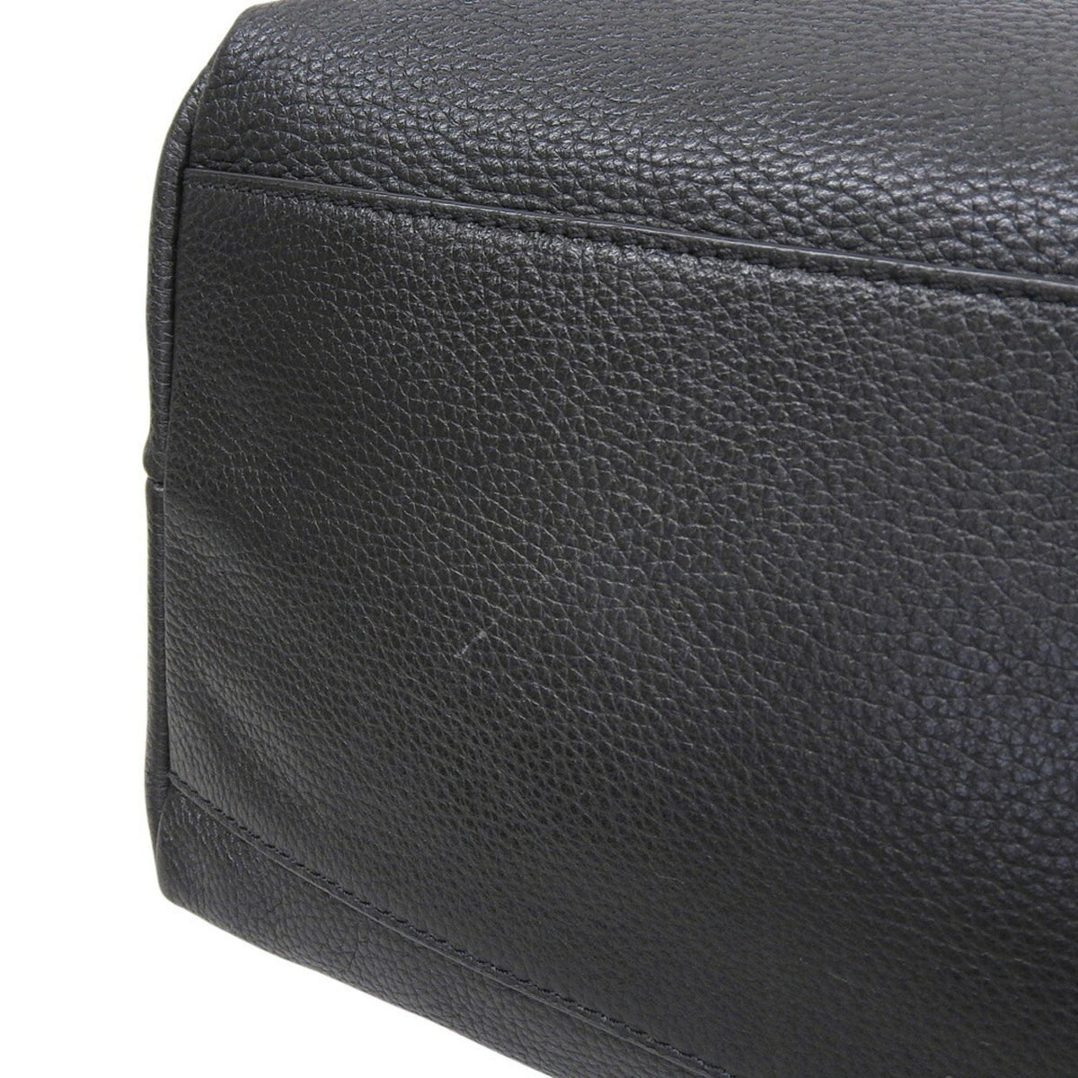 Tory Burch Black Leather Shoulder Bag Tote Bag (Pre-Owned)