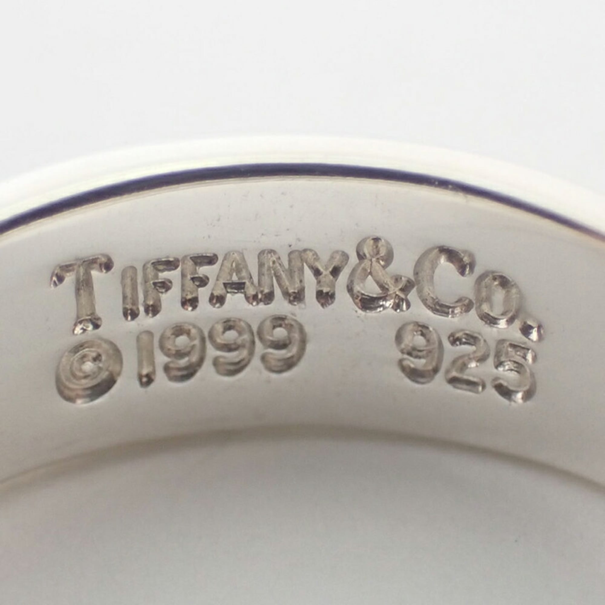 Tiffany Sterling Silver 925 Band Ring (Pre-Owned)