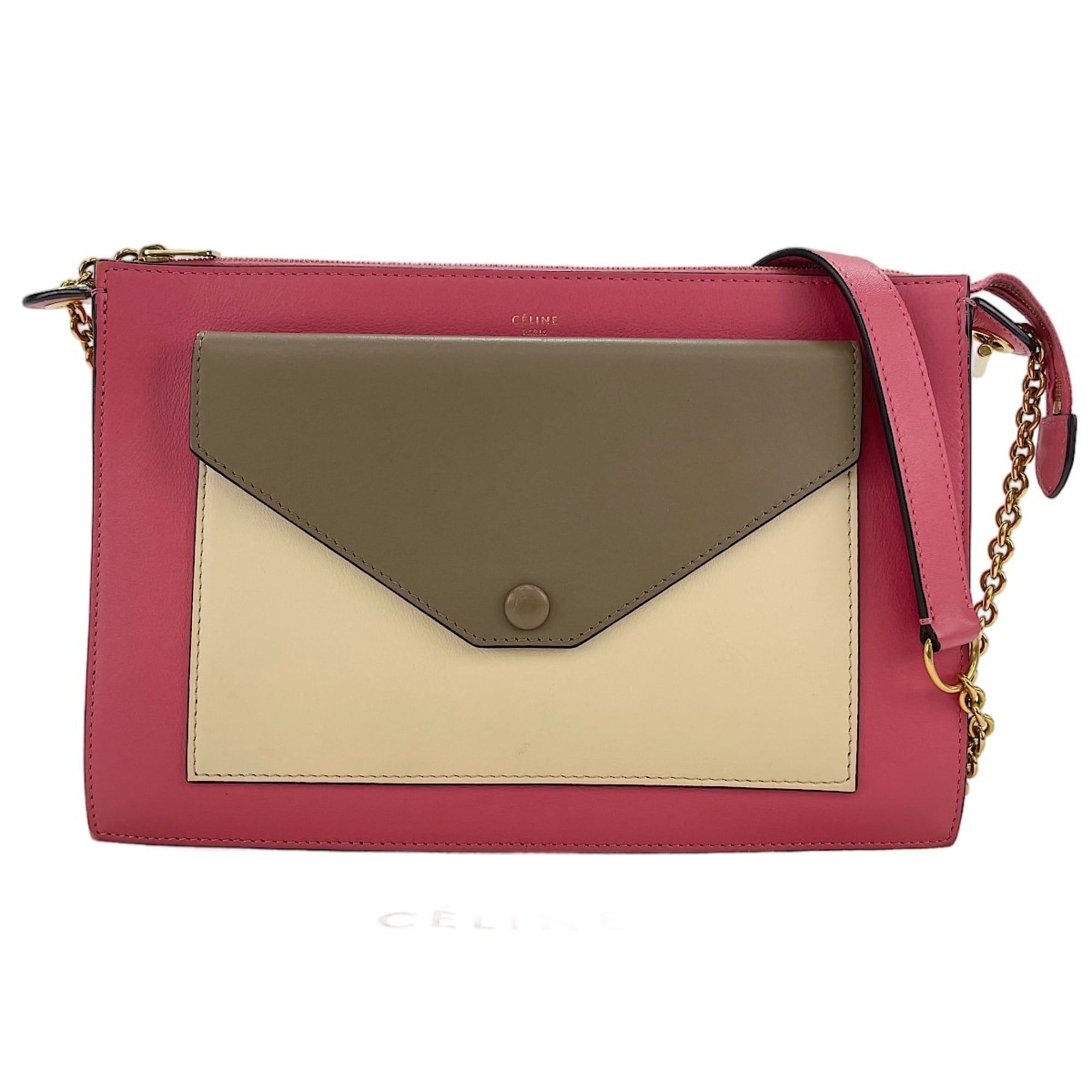 Celine Pink Shoulder Bag (Pre-Owned)
