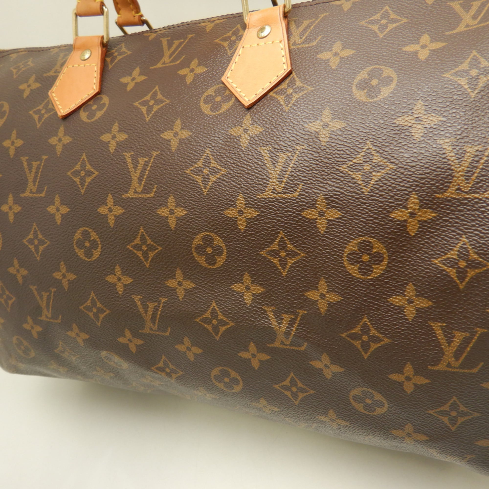 Louis Vuitton Brown Monogram Canvas Boston Bag Handbag (Pre-Owned)