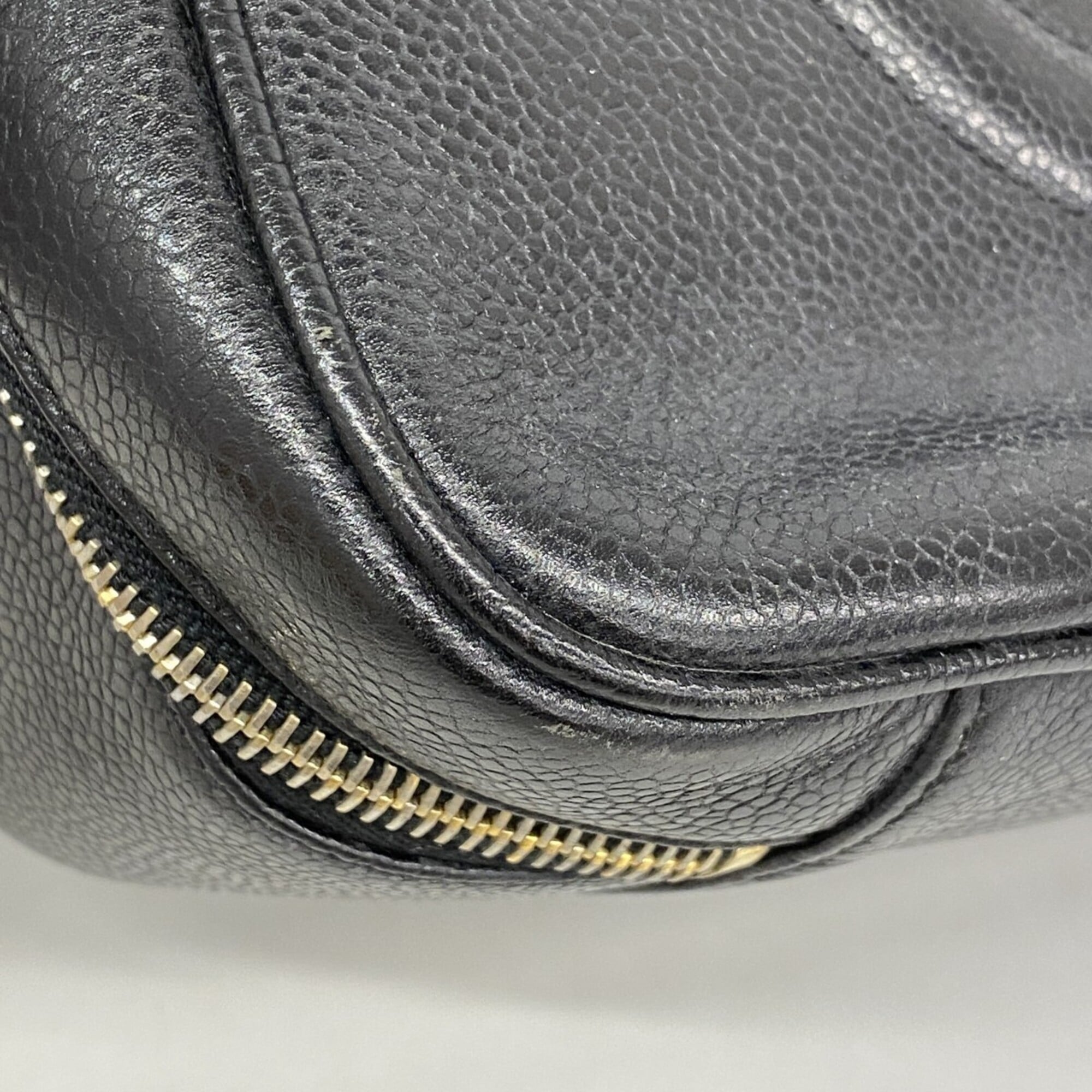 Chanel Black Grained Calfskin Vanity Bag (Pre-Owned)