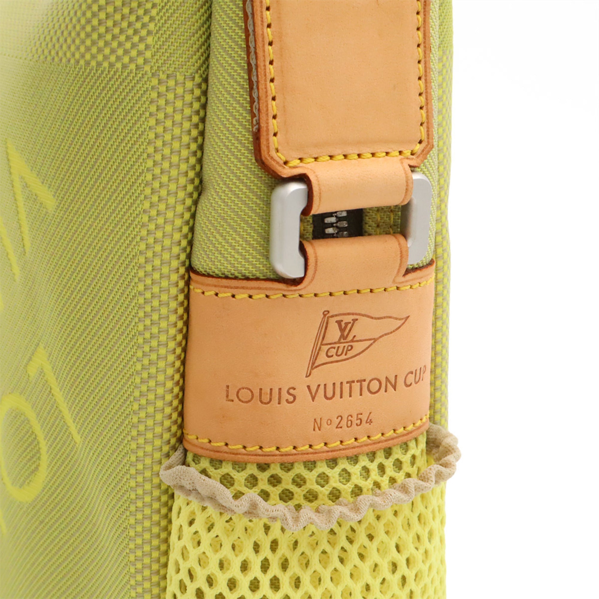 Louis Vuitton Yellow Canvas Shoulder Bag (Pre-Owned)
