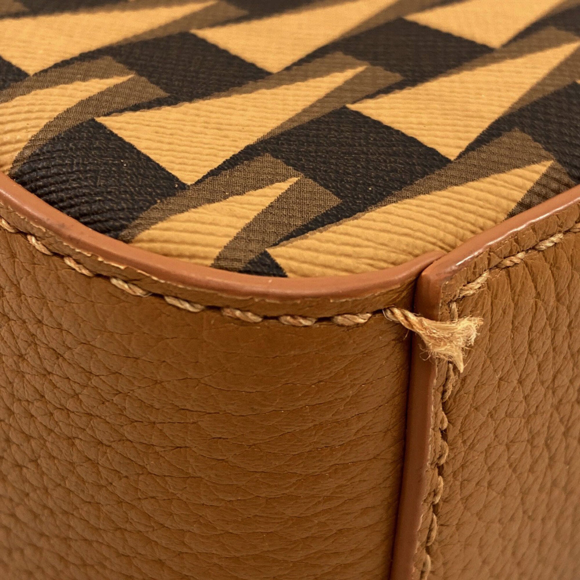 Bally Brown Pvc Leather Shoulder Bag (Pre-Owned)