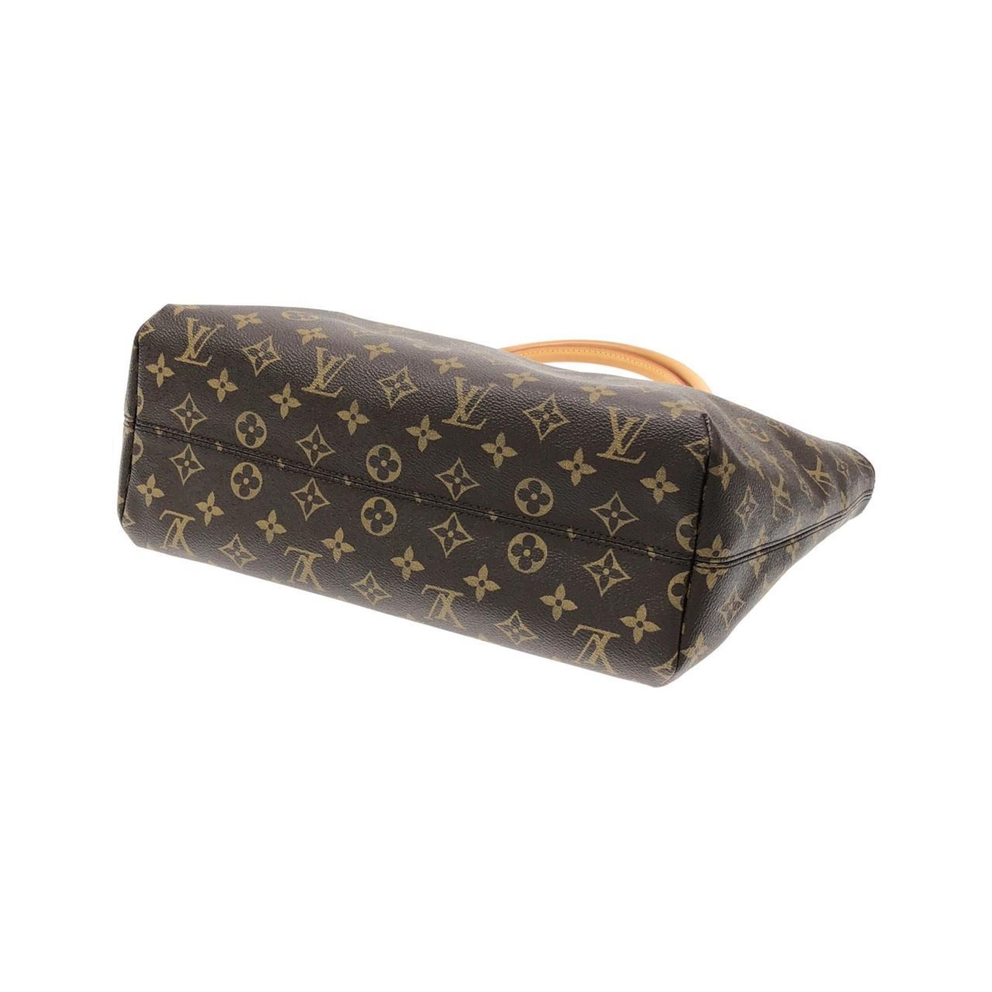 Louis Vuitton Marron Coated Canvas Handbag (Pre-Owned)