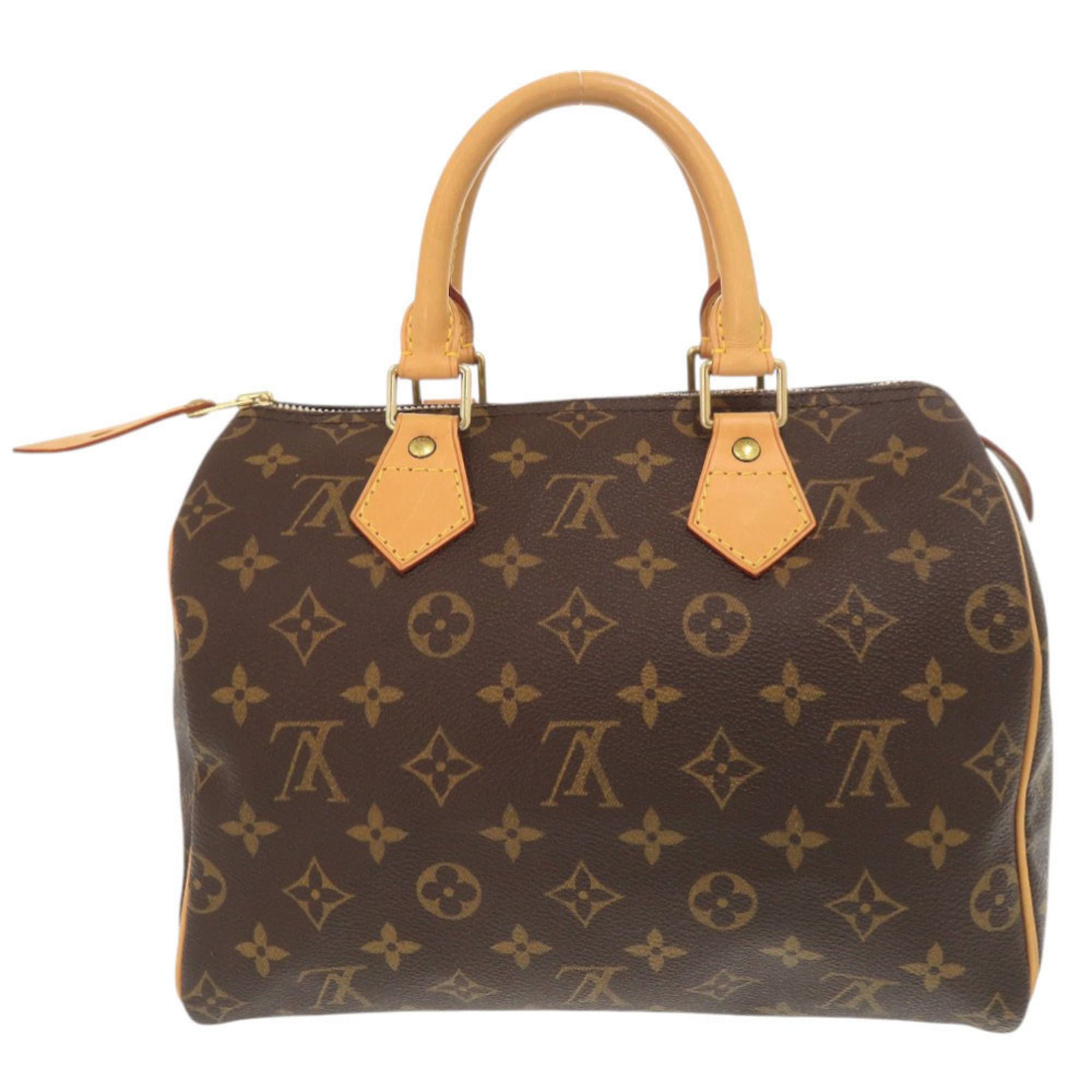Louis Vuitton Brown Monogram Canvas Handbag (Pre-Owned)