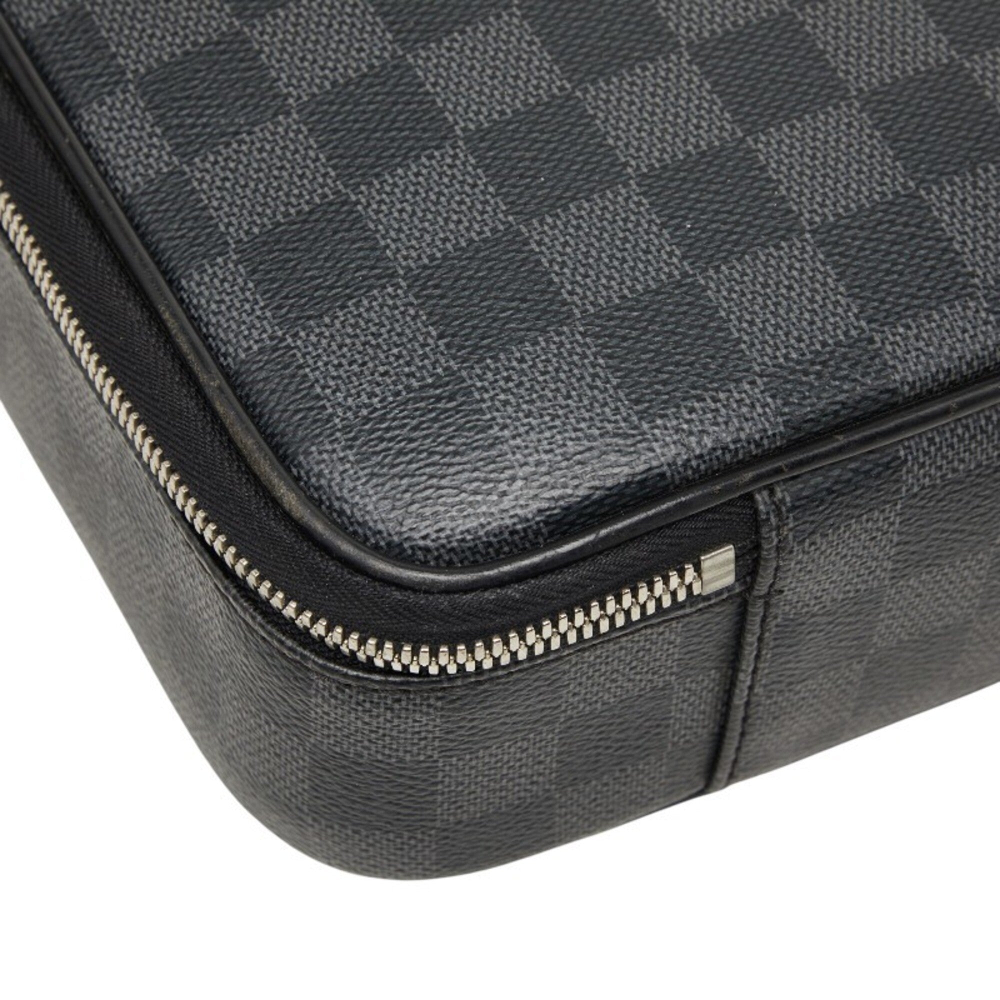 Louis Vuitton Black Pvc Leather Shoulder Bag (Pre-Owned)