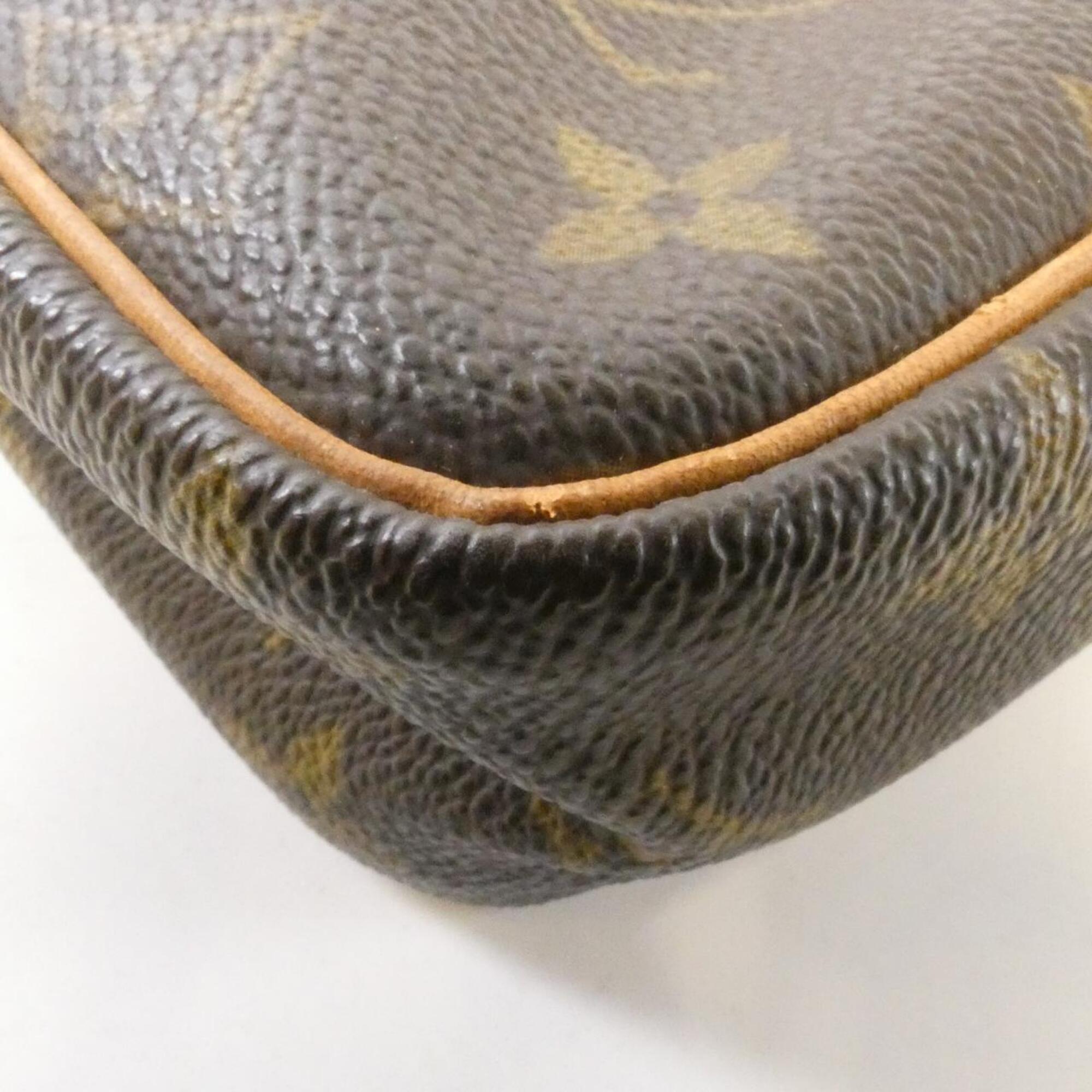Louis Vuitton Monogram Marron Coated Canvas Handbag (Pre-Owned)