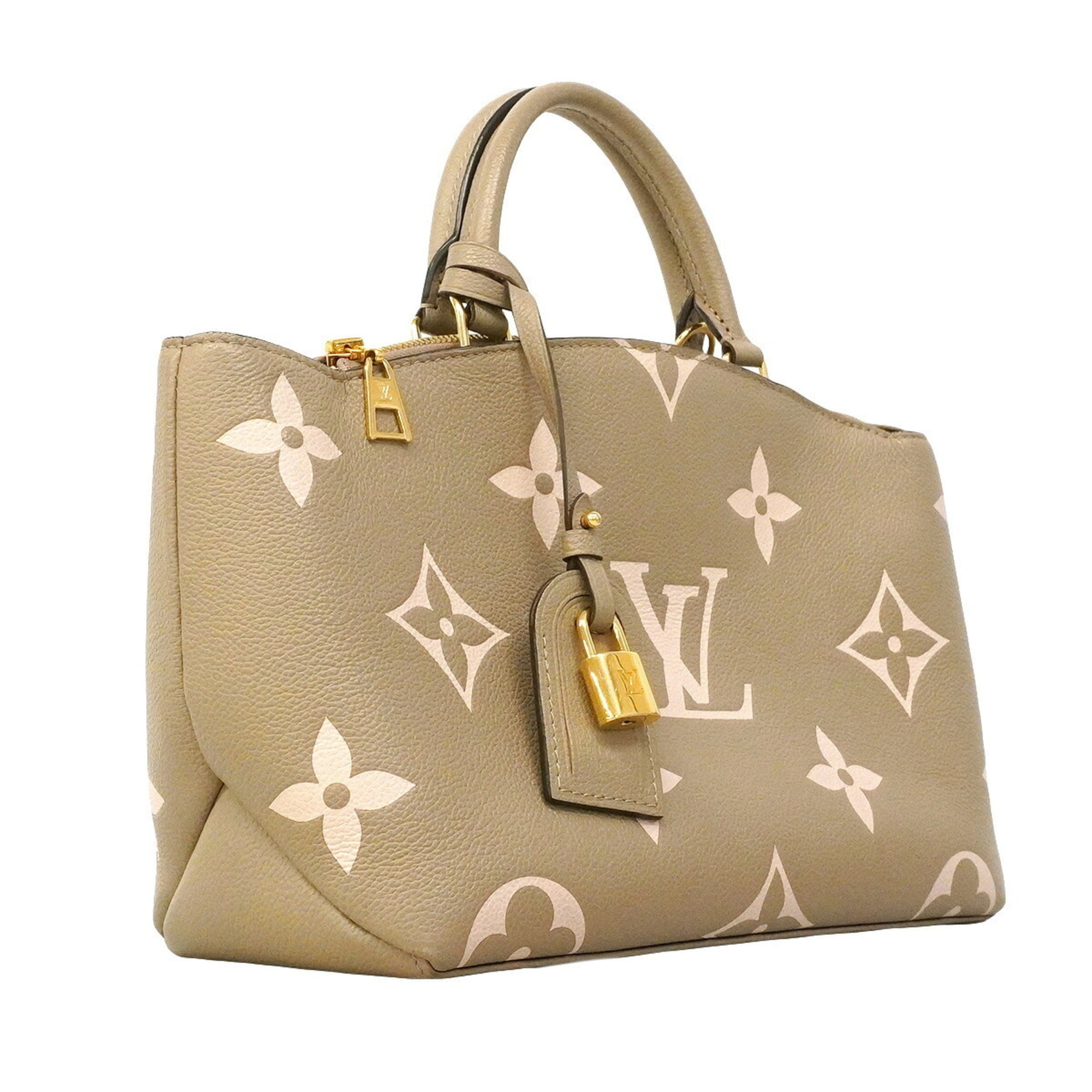 Louis Vuitton Cream Tourterelle Handbag (Pre-Owned)