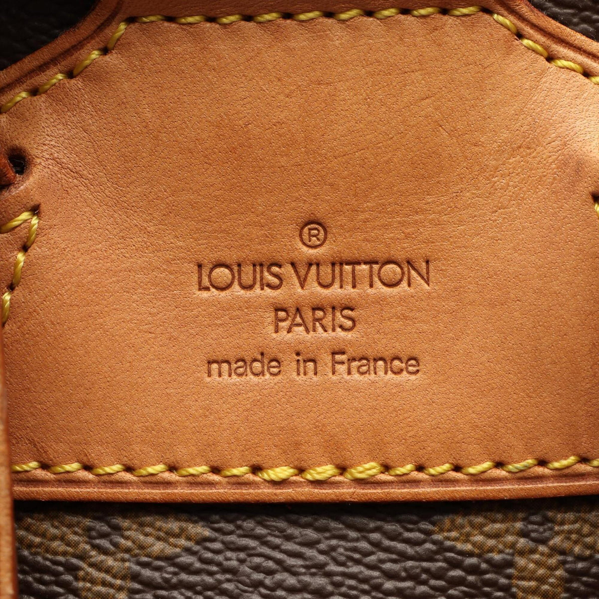 Louis Vuitton Brown Pvc Leather Backpack Handbag (Pre-Owned)