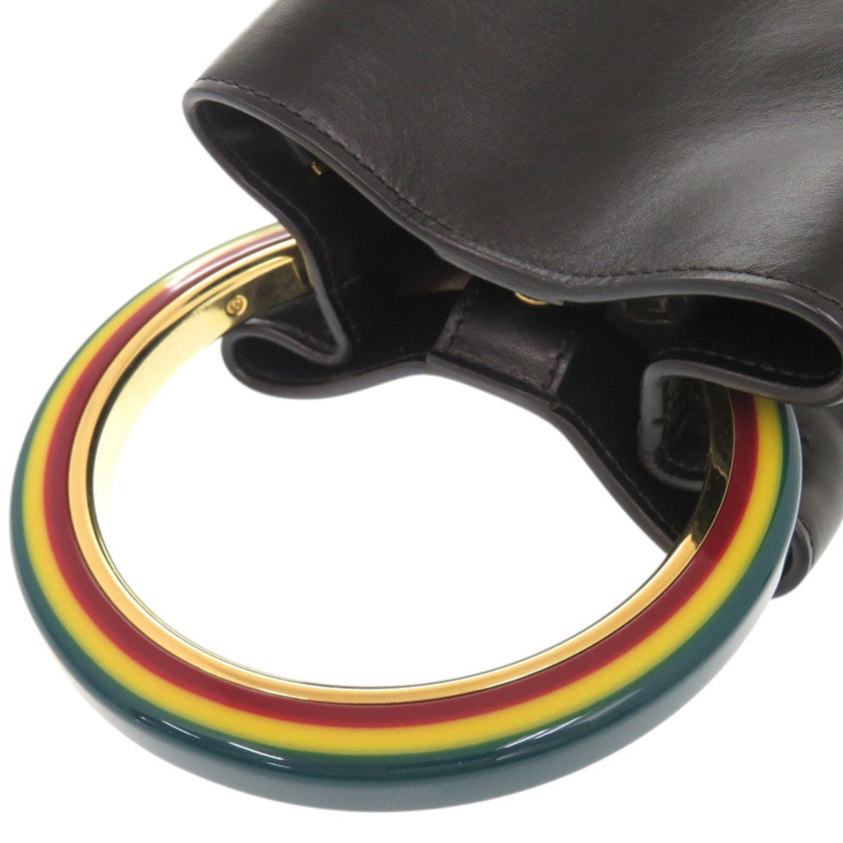 Marni Black Leather Handbag Shoulder Bag (Pre-Owned)