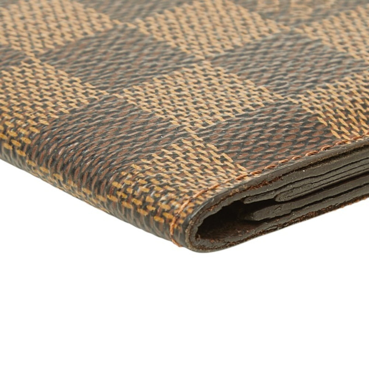 Louis Vuitton Brown Pvc Leather Long Wallet (Bi-Fold) (Pre-Owned)