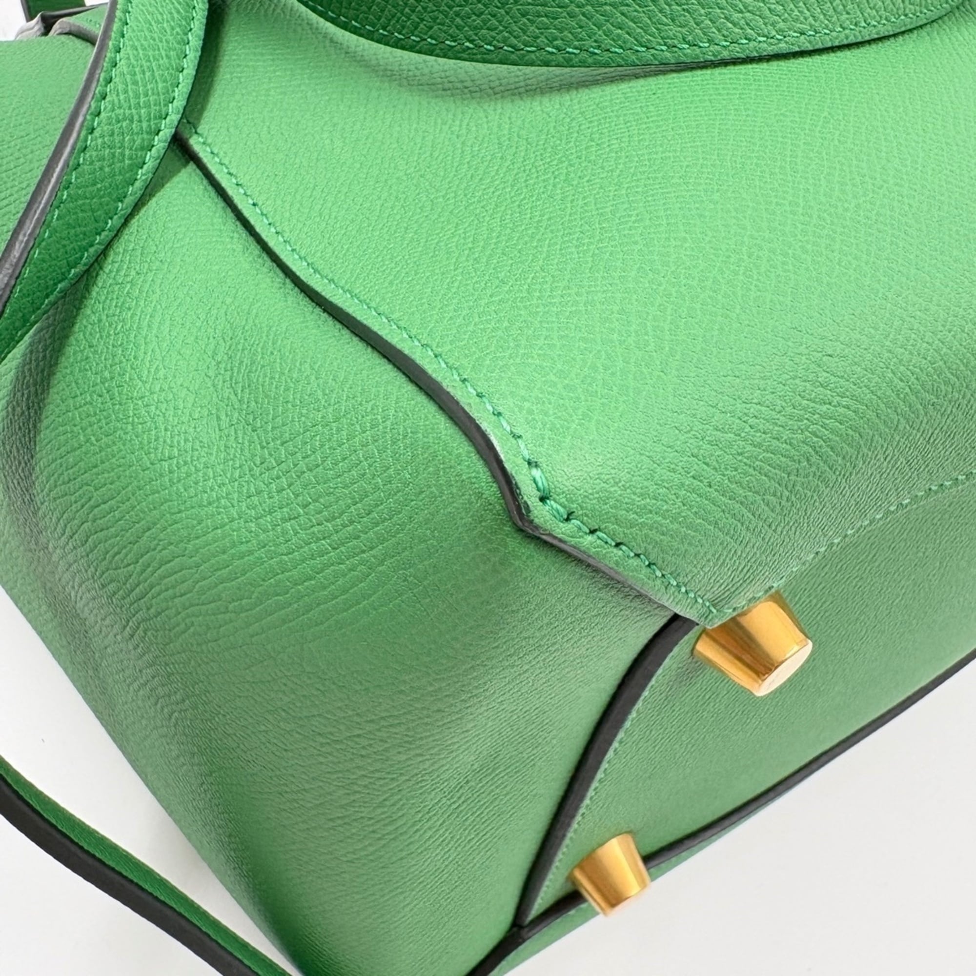Celine Green Handbag Shoulder Bag (Pre-Owned)