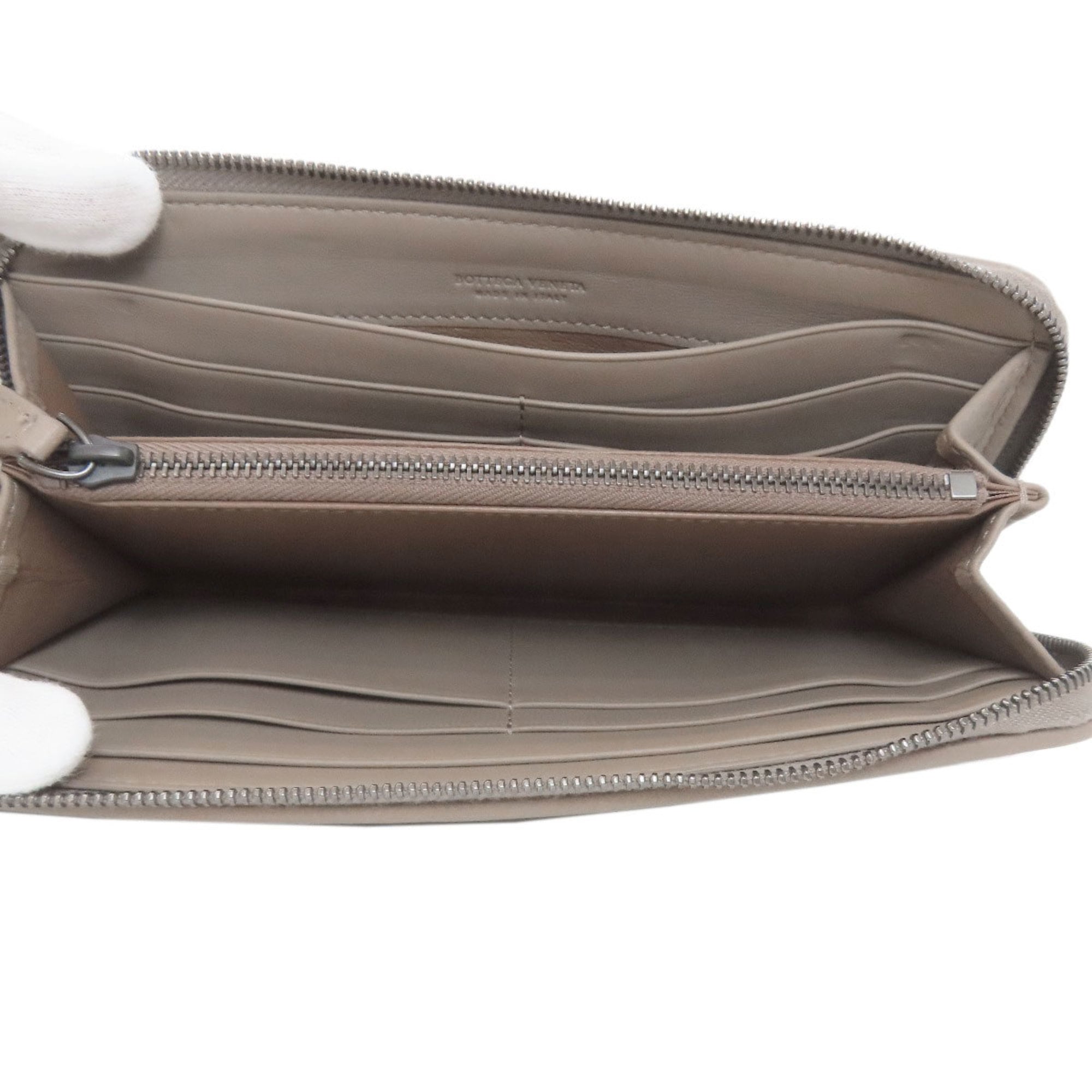 Bottega Veneta Brown Leather Coin Purse/Coin Case (Pre-Owned)