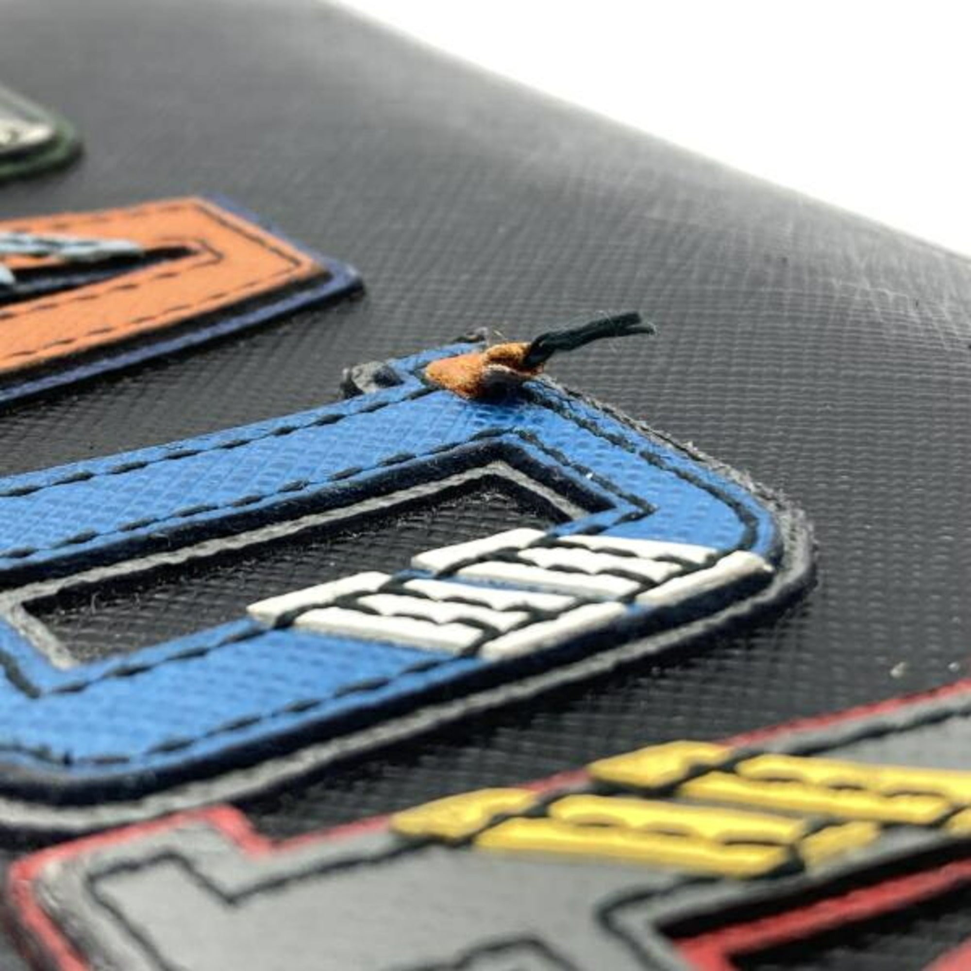 Prada Black Blue Saffiano (Pre-Owned)