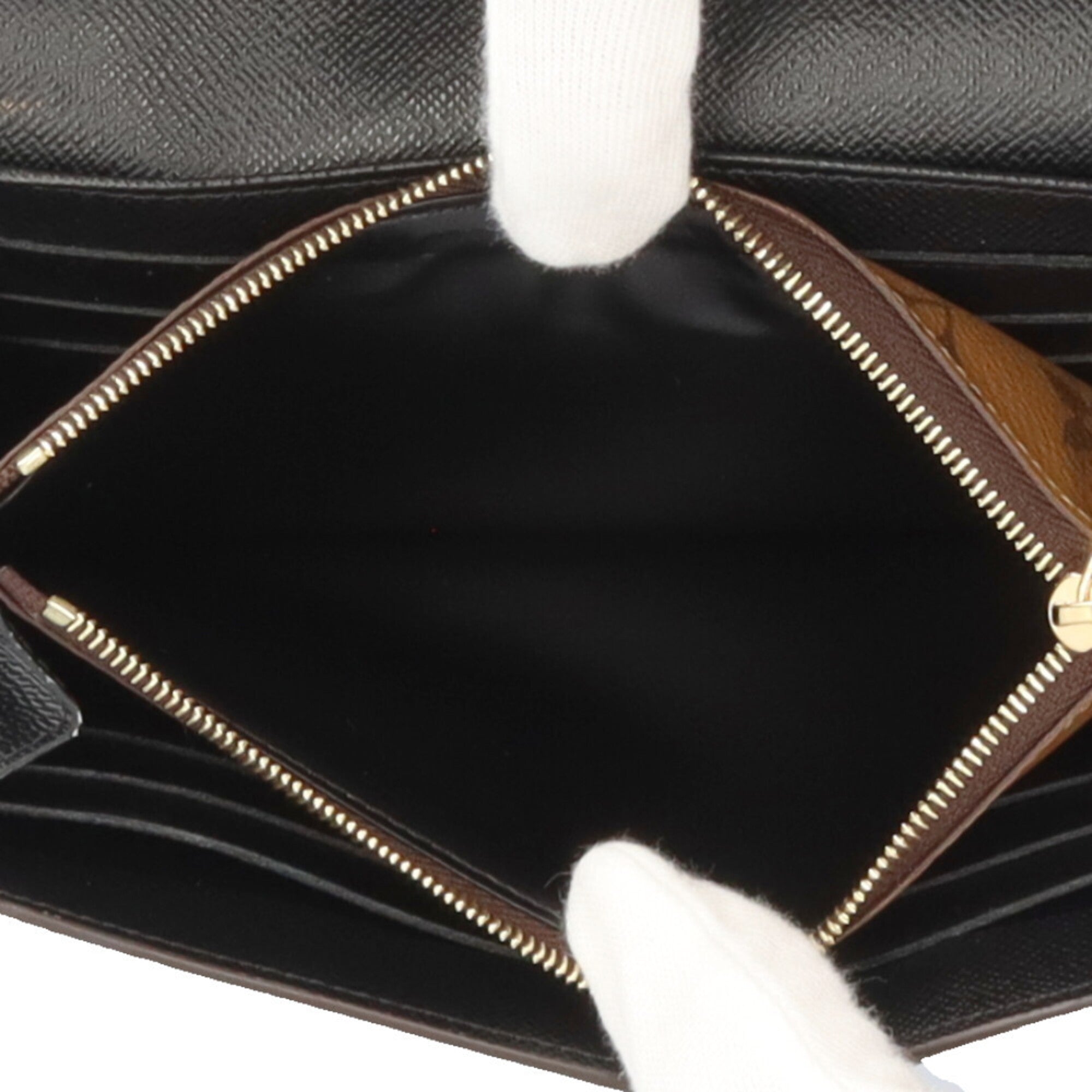 Louis Vuitton Monogram Brown Monogram Canvas Monogram Reverse Long Wallet (Bi-Fold) (Pre-Owned)
