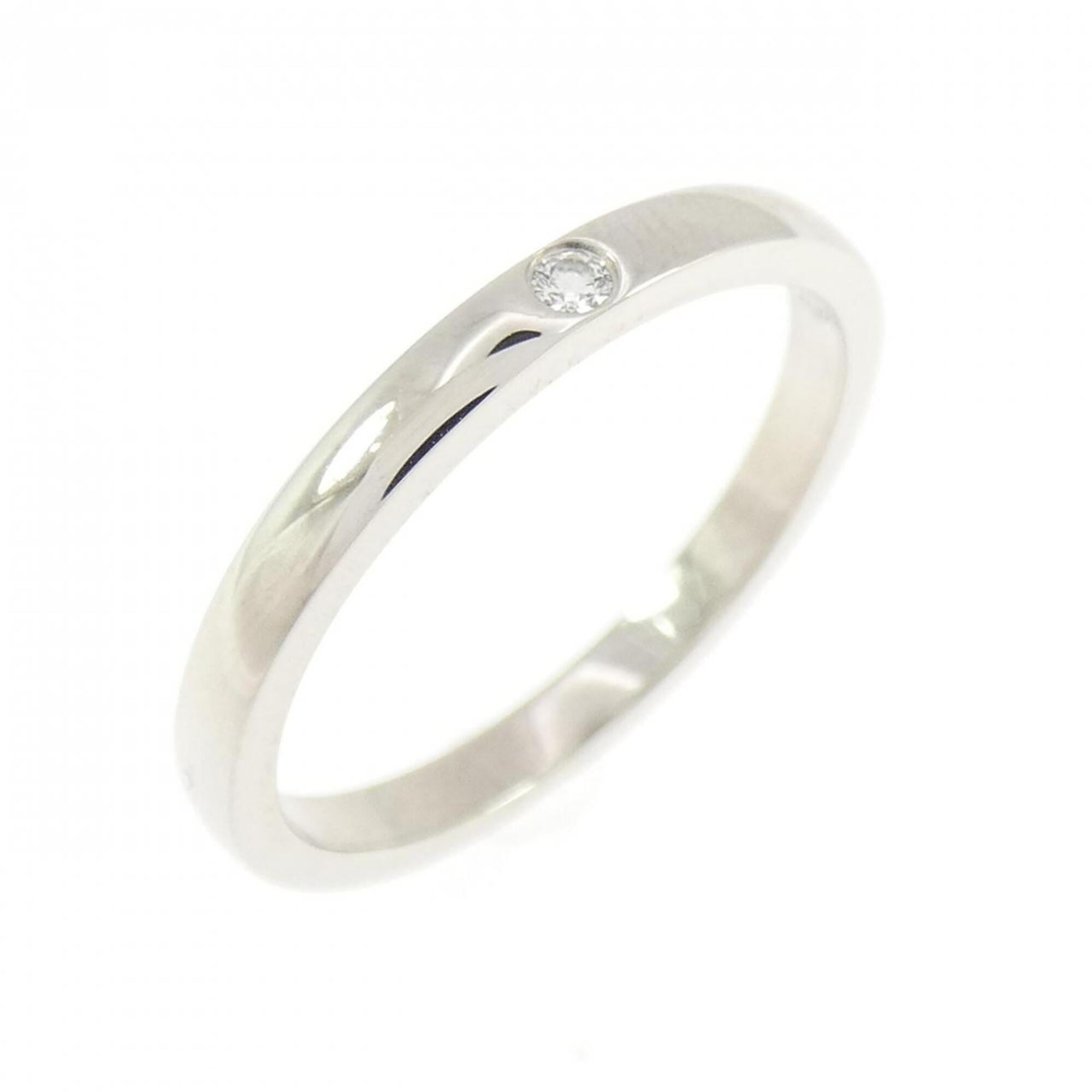 Cartier Platinum Platinum 950 Band Ring (Pre-Owned)