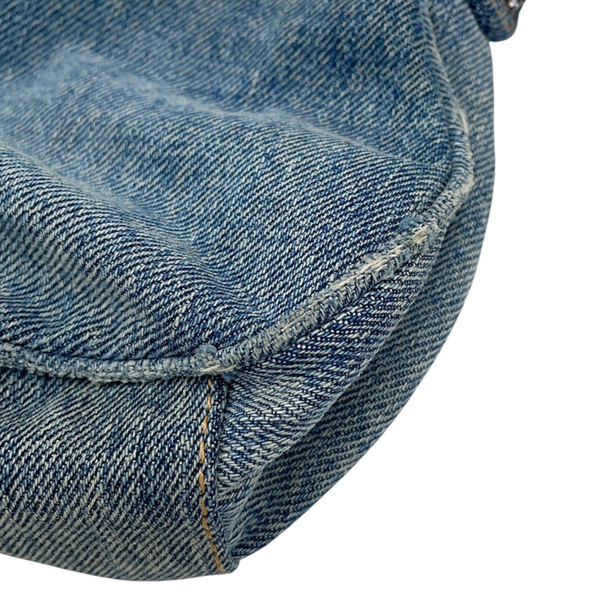 Balenciaga Blue Denim Handbag Shoulder Bag (Pre-Owned)