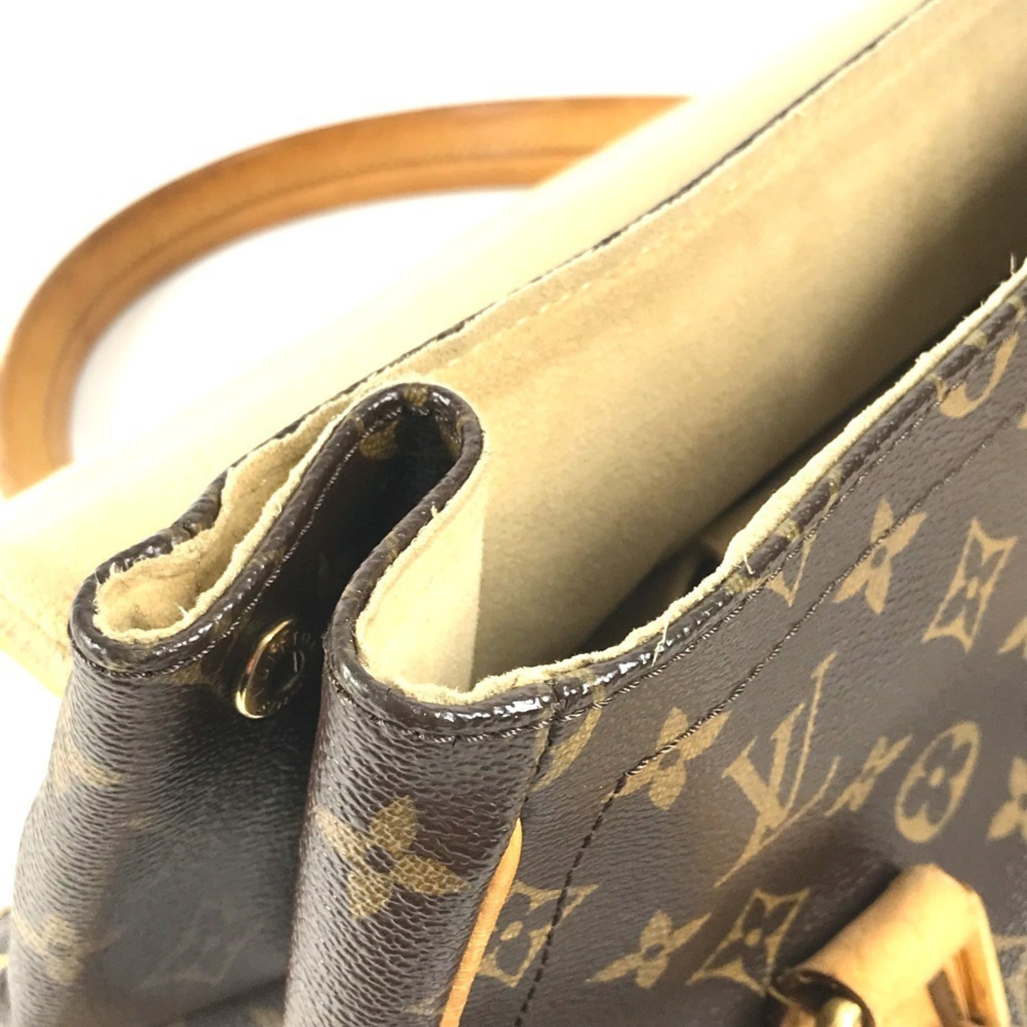 Louis Vuitton Brown Monogram Shoulder Bag Tote Bag (Pre-Owned)