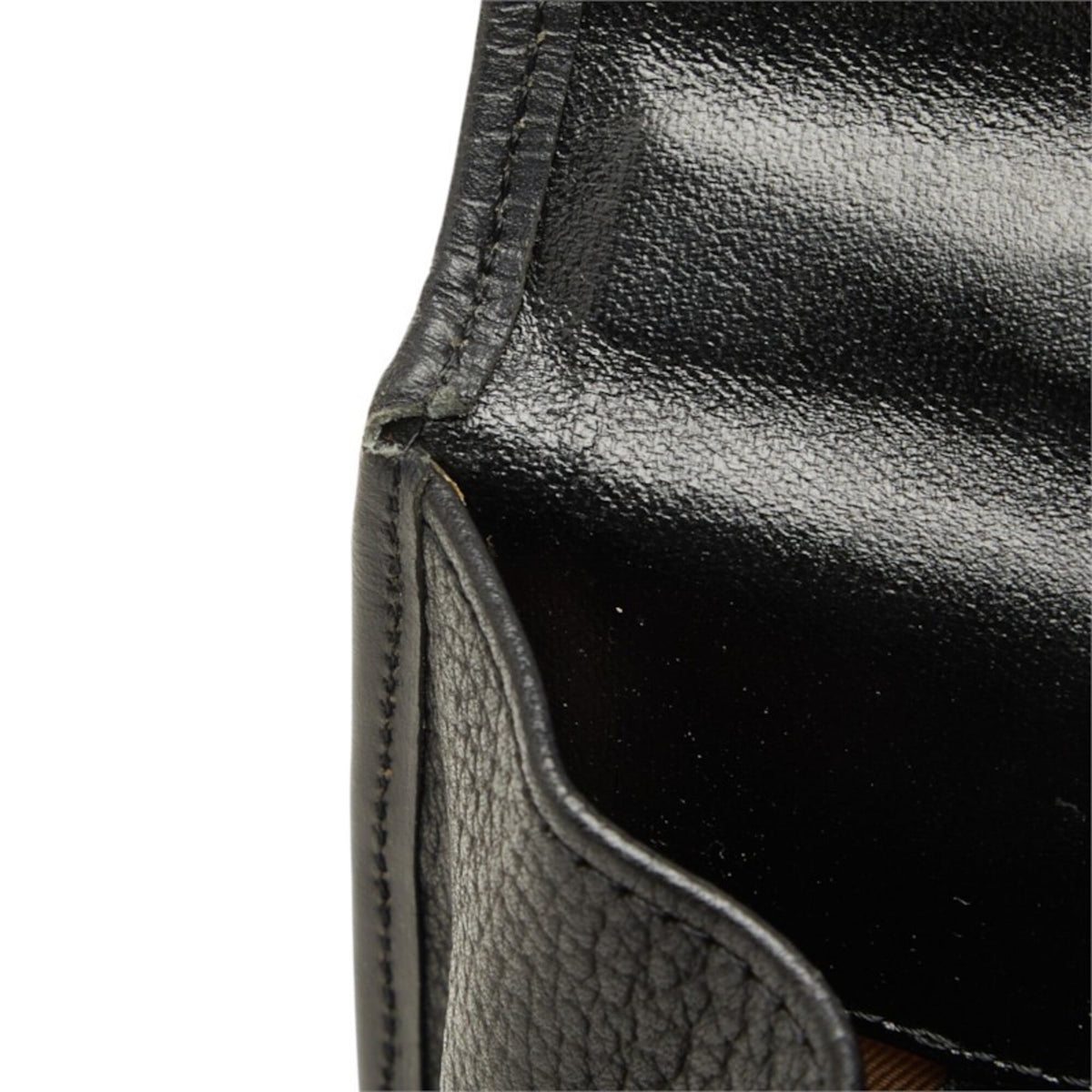 Burberry Black Leather Handbag Shoulder Bag (Pre-Owned)