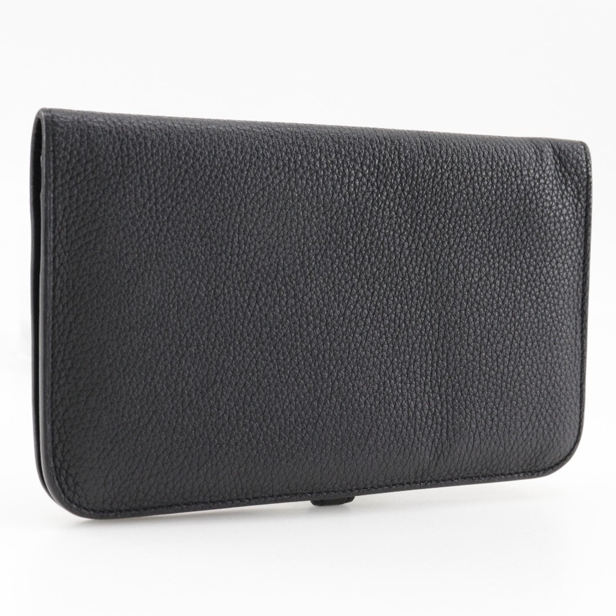 Hermes Black Togo Leather Wallet (Bi-Fold) (Pre-Owned)