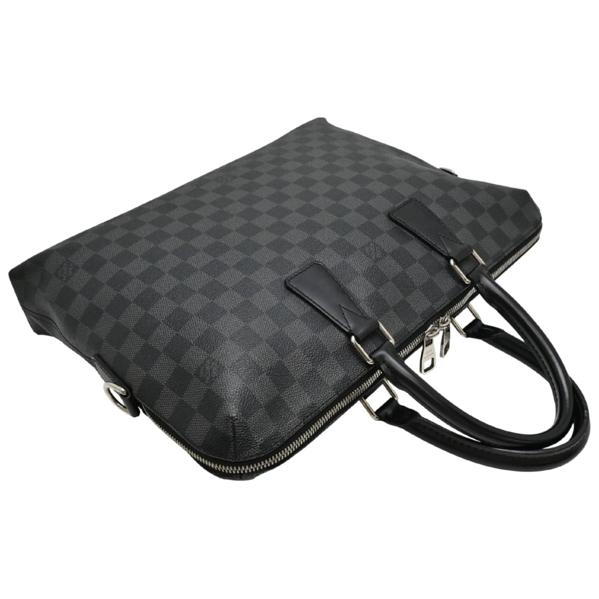 Louis Vuitton Black Damier Graphite Handbag (Pre-Owned)