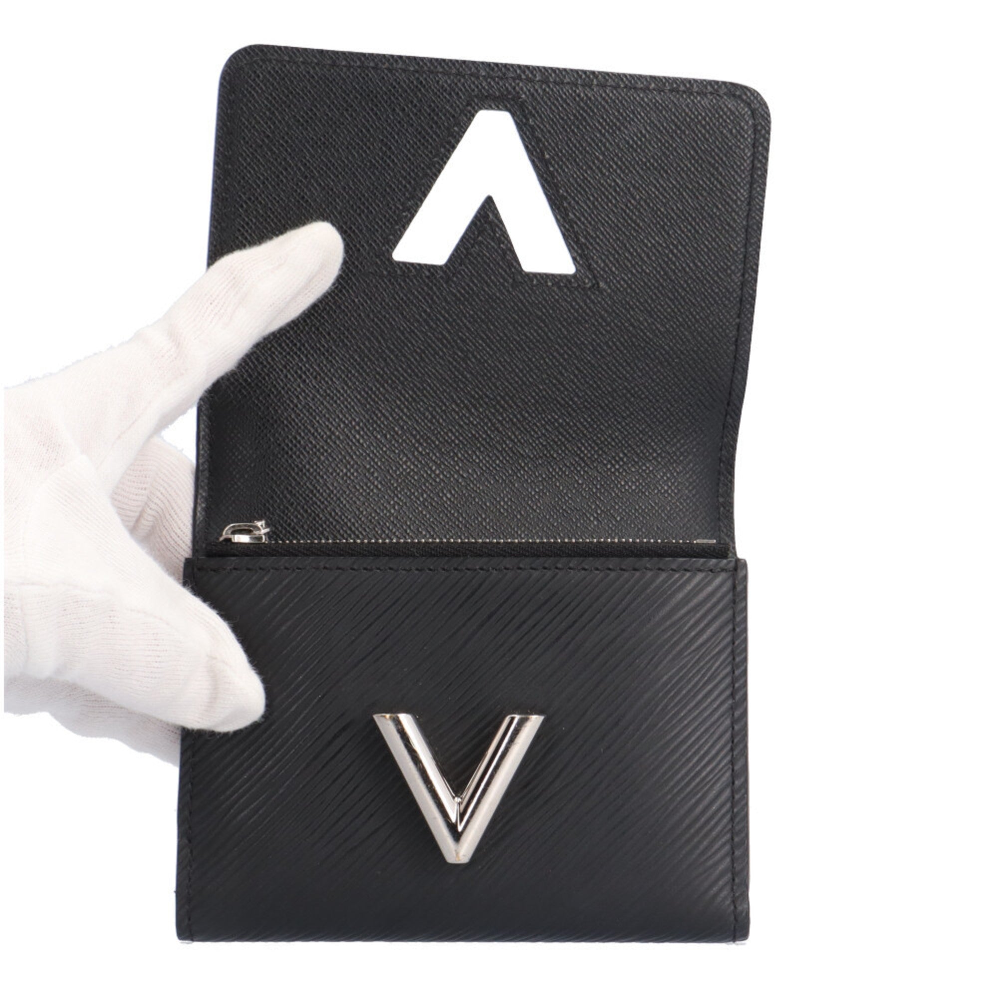 Louis Vuitton Black Epi Leather Wallet (Tri-Fold) (Pre-Owned)