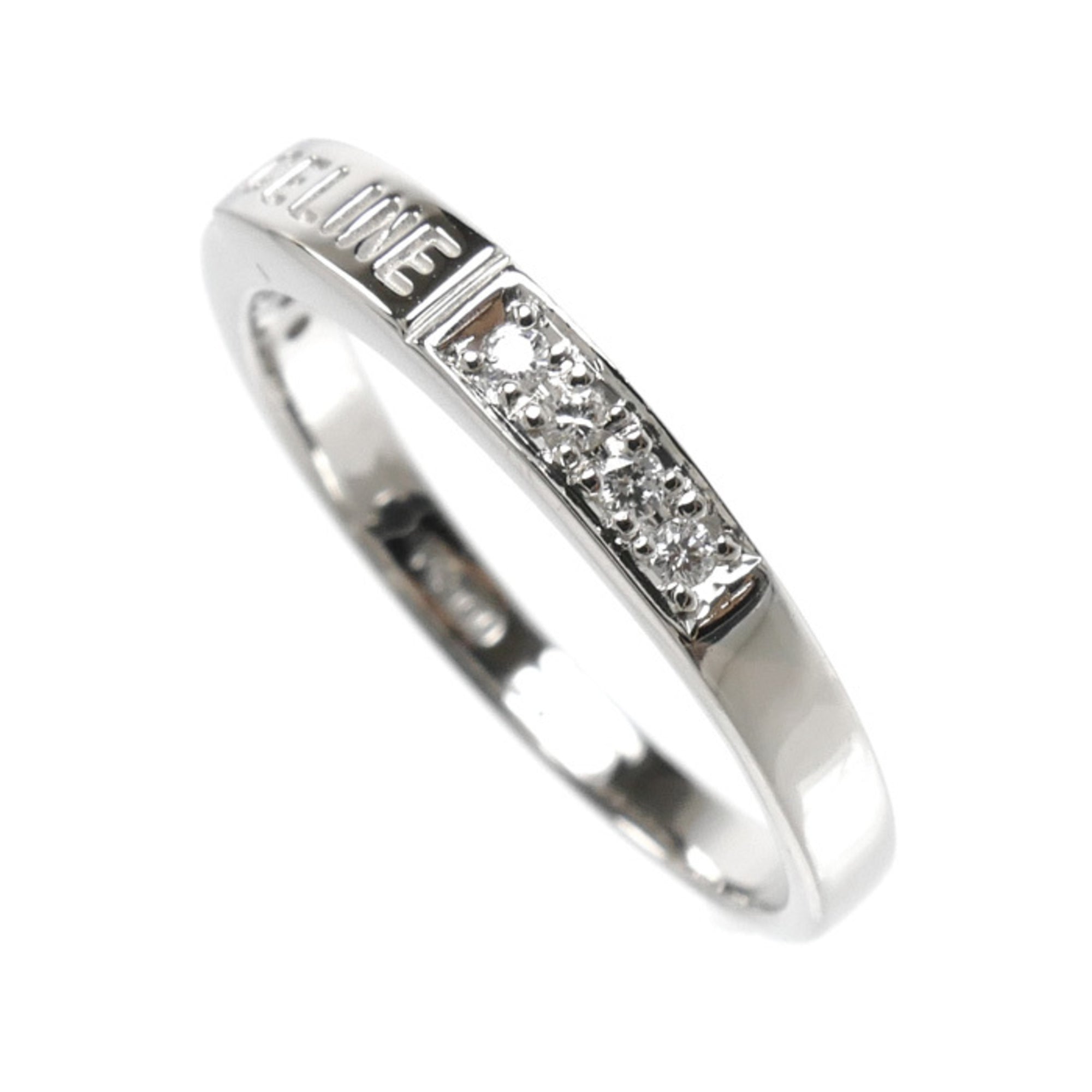 Celine Platinum 900 Band Ring (Pre-Owned)