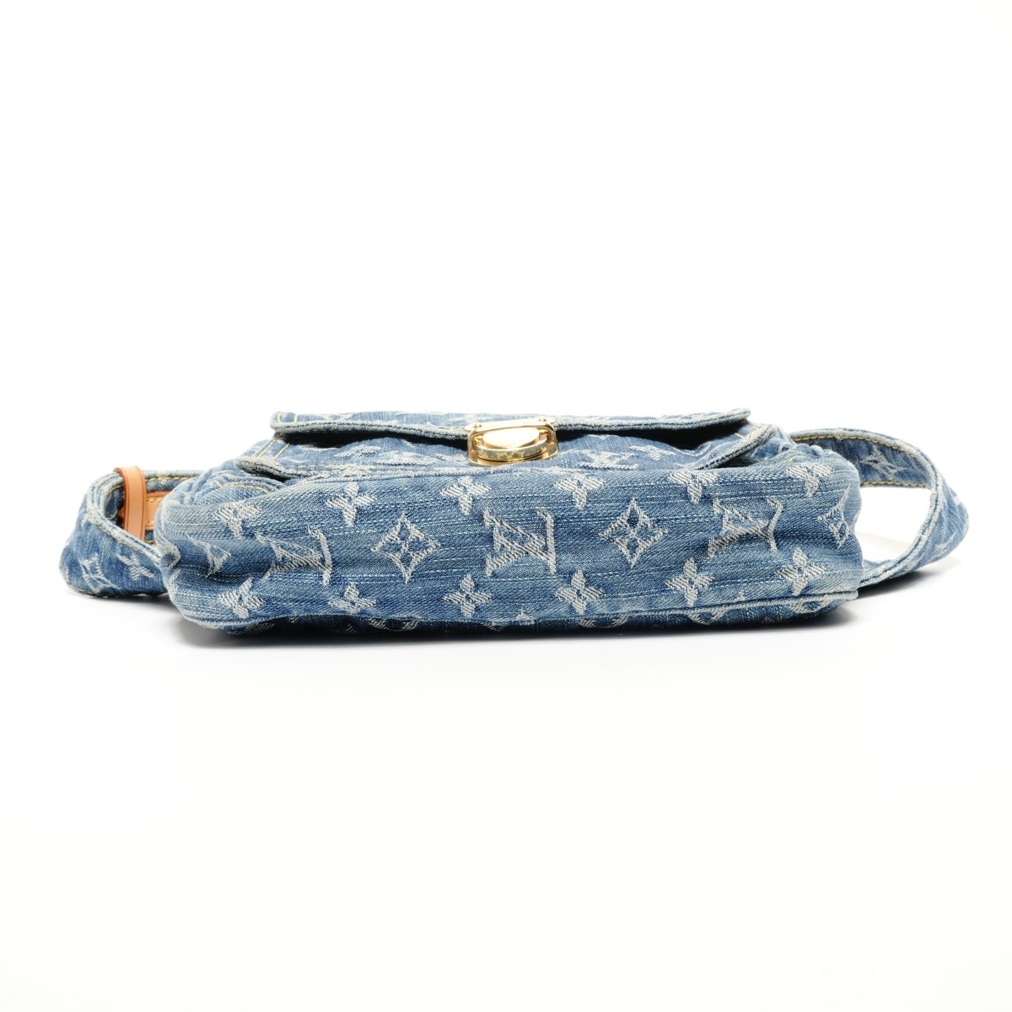 Louis Vuitton Monogram Denim Blue Denim Fanny Pack (Pre-Owned)