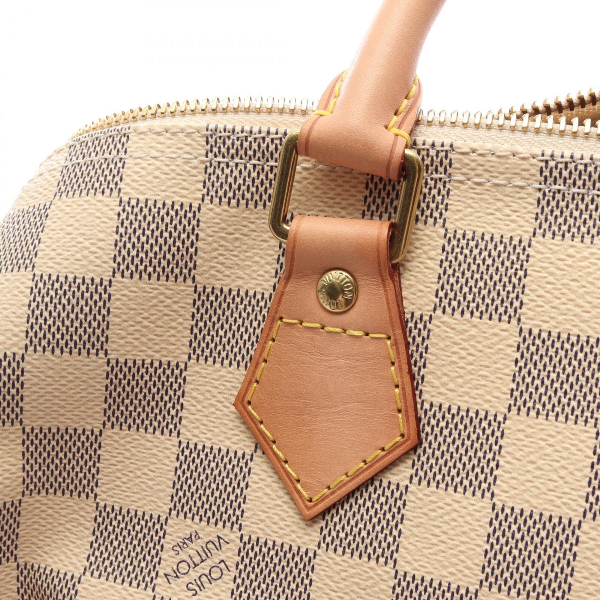 Louis Vuitton White Pvc Leather Handbag (Pre-Owned)