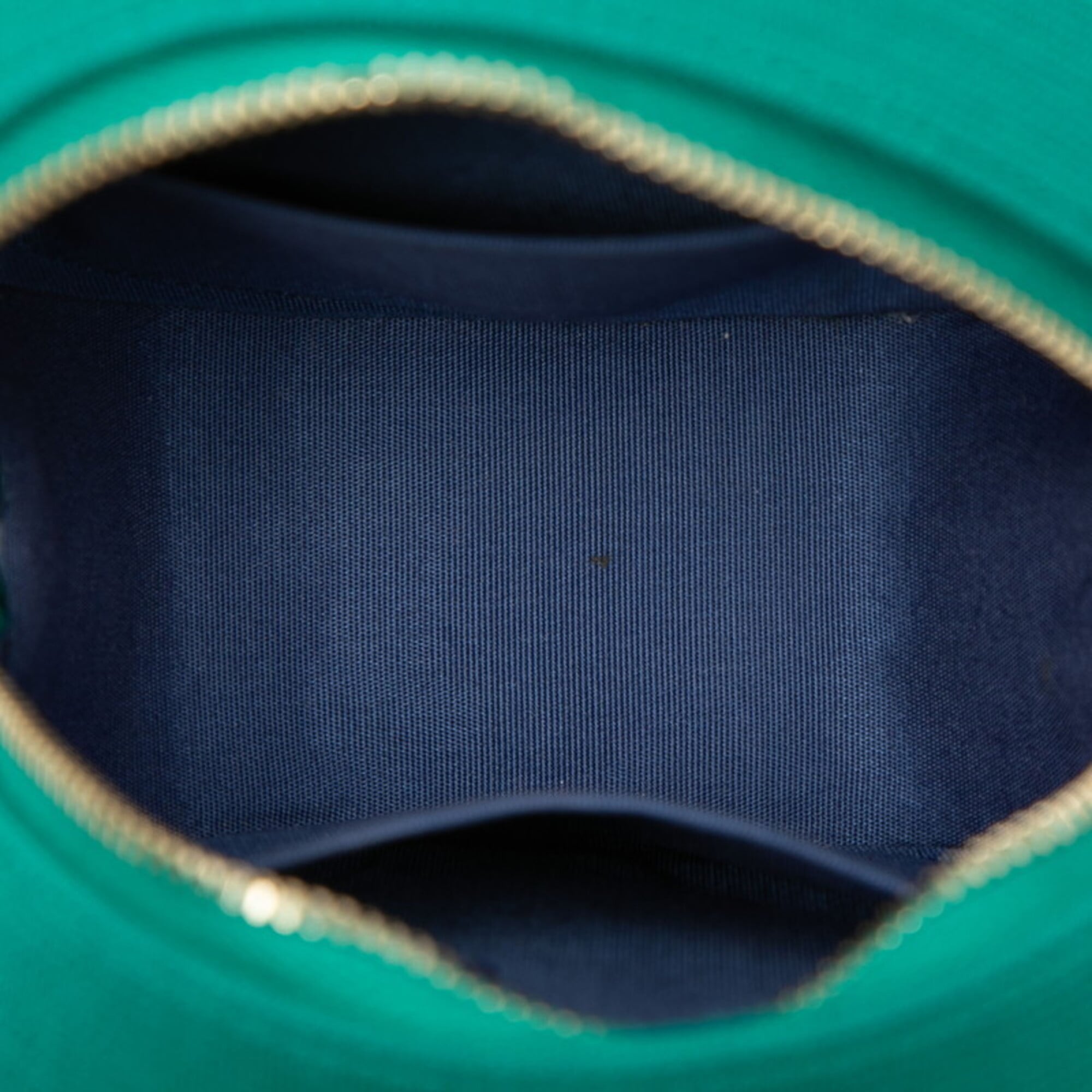 Chanel Black Blue Green Cotton Leather Shoulder Bag (Pre-Owned)