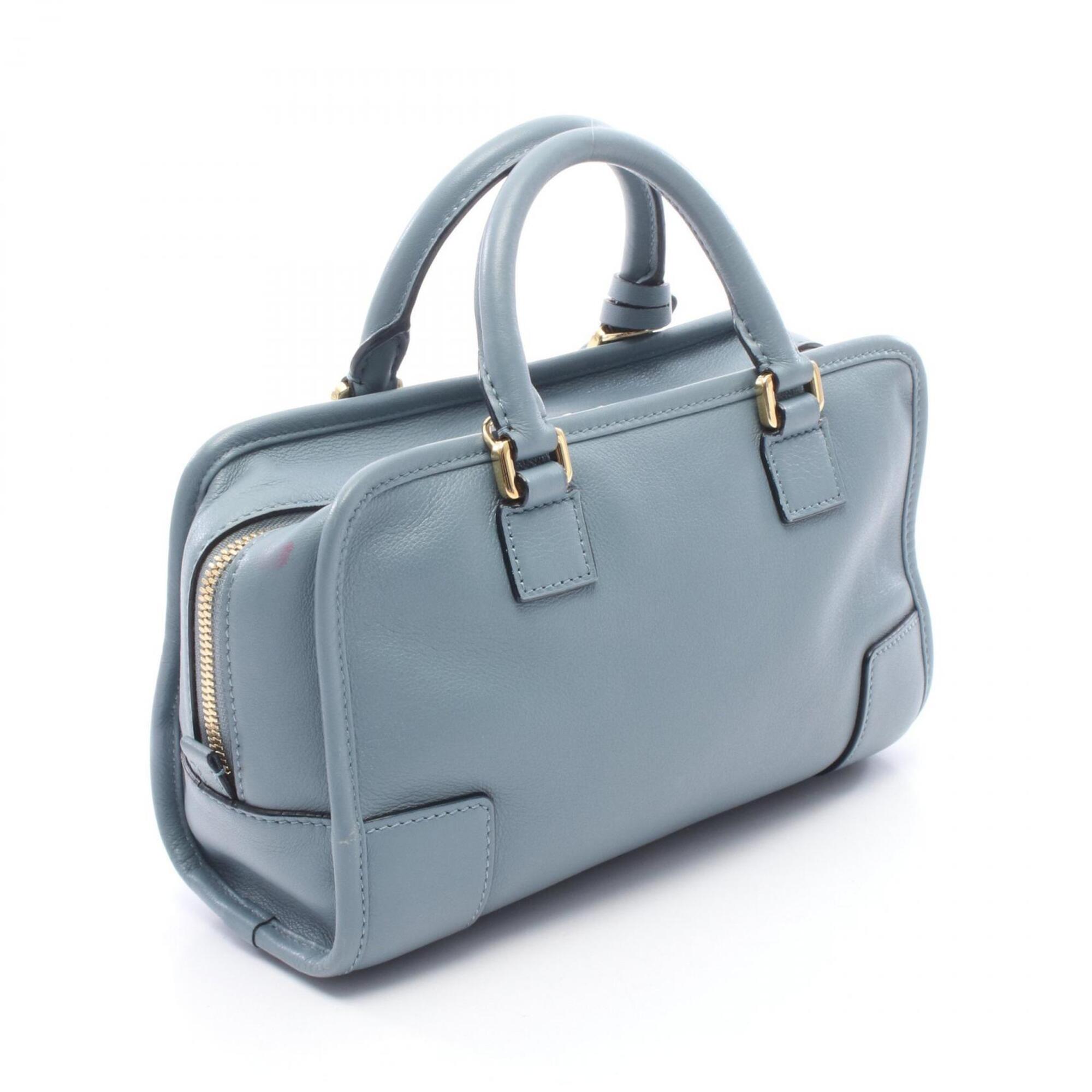 Loewe Blue Leather Handbag (Pre-Owned)