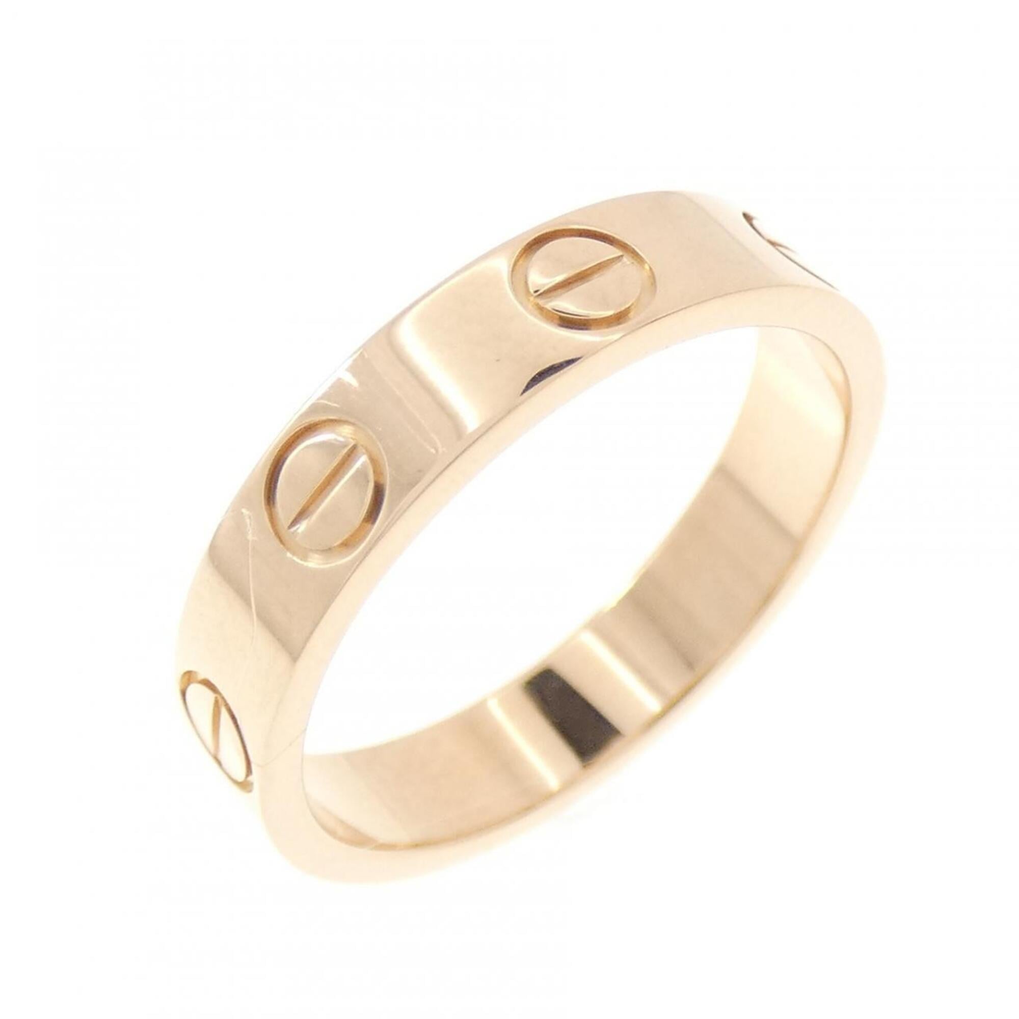 Cartier Love Pink Gold (18K) Band Ring (Pre-Owned)