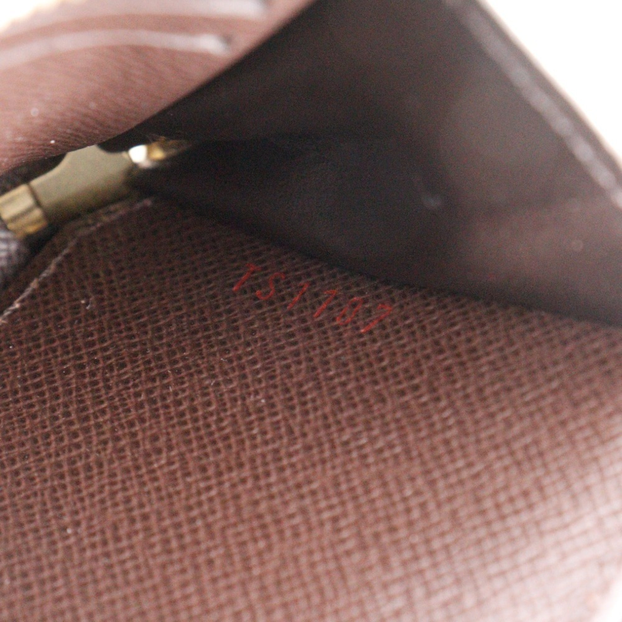 Louis Vuitton Brown Damier Canvas Coin Purse/Coin Case (Pre-Owned)
