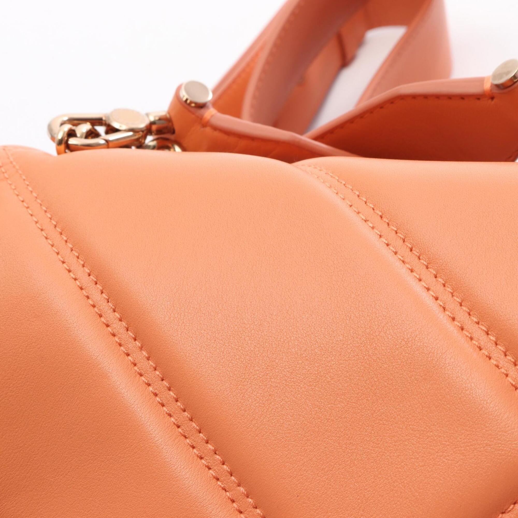 Bvlgari Orange Leather Handbag (Pre-Owned)