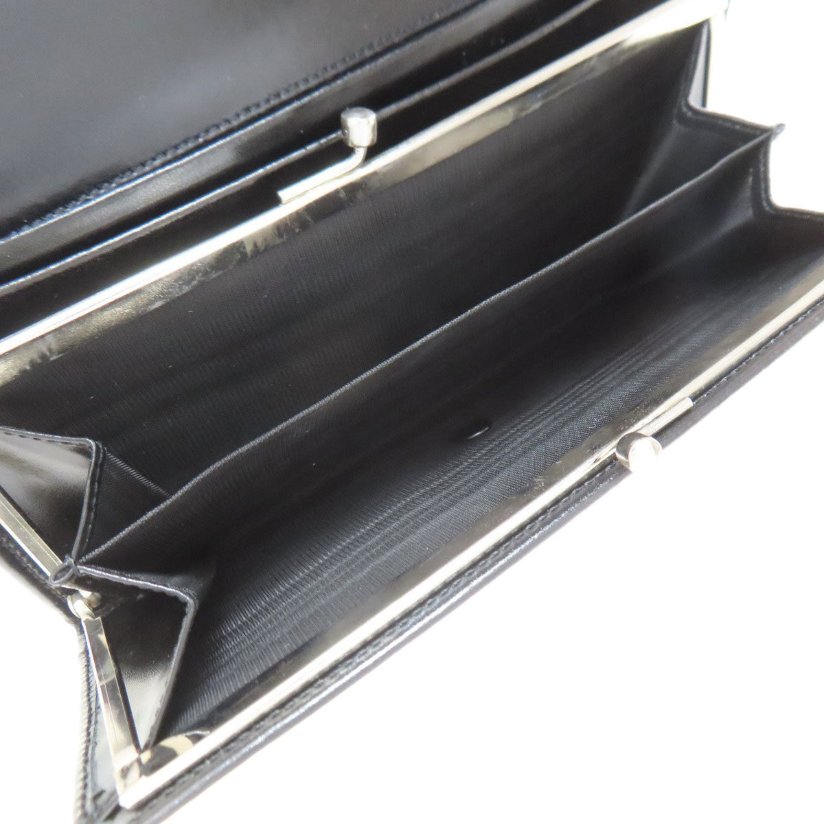 Celine Black Leather Long Wallet (Bi-Fold) (Pre-Owned)