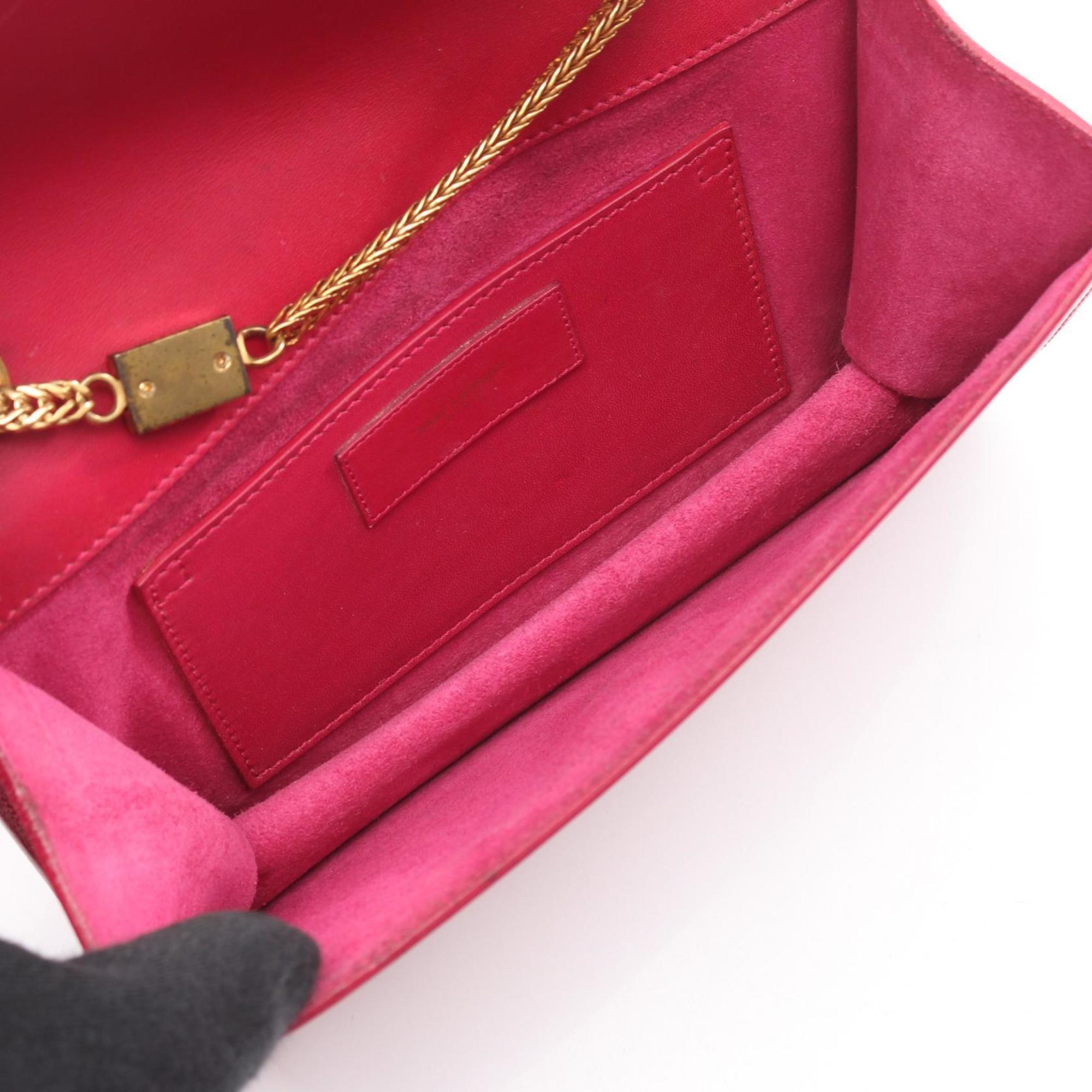 Yves Saint Laurent Pink Leather Shoulder Bag (Pre-Owned)
