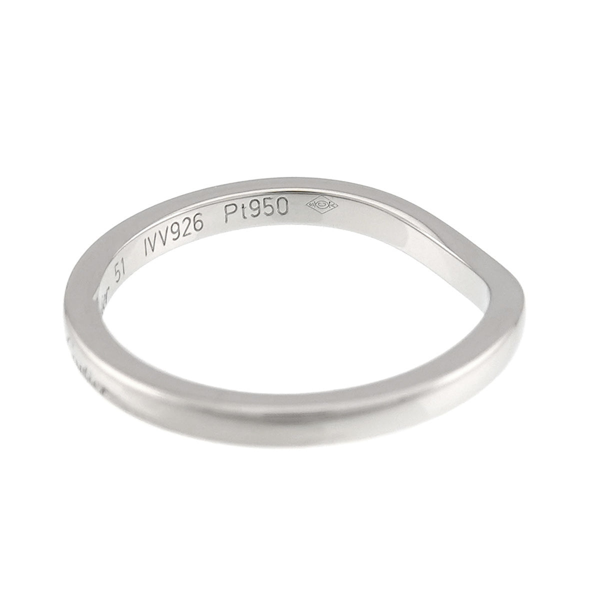 Cartier Platinum 950 Band Ring (Pre-Owned)