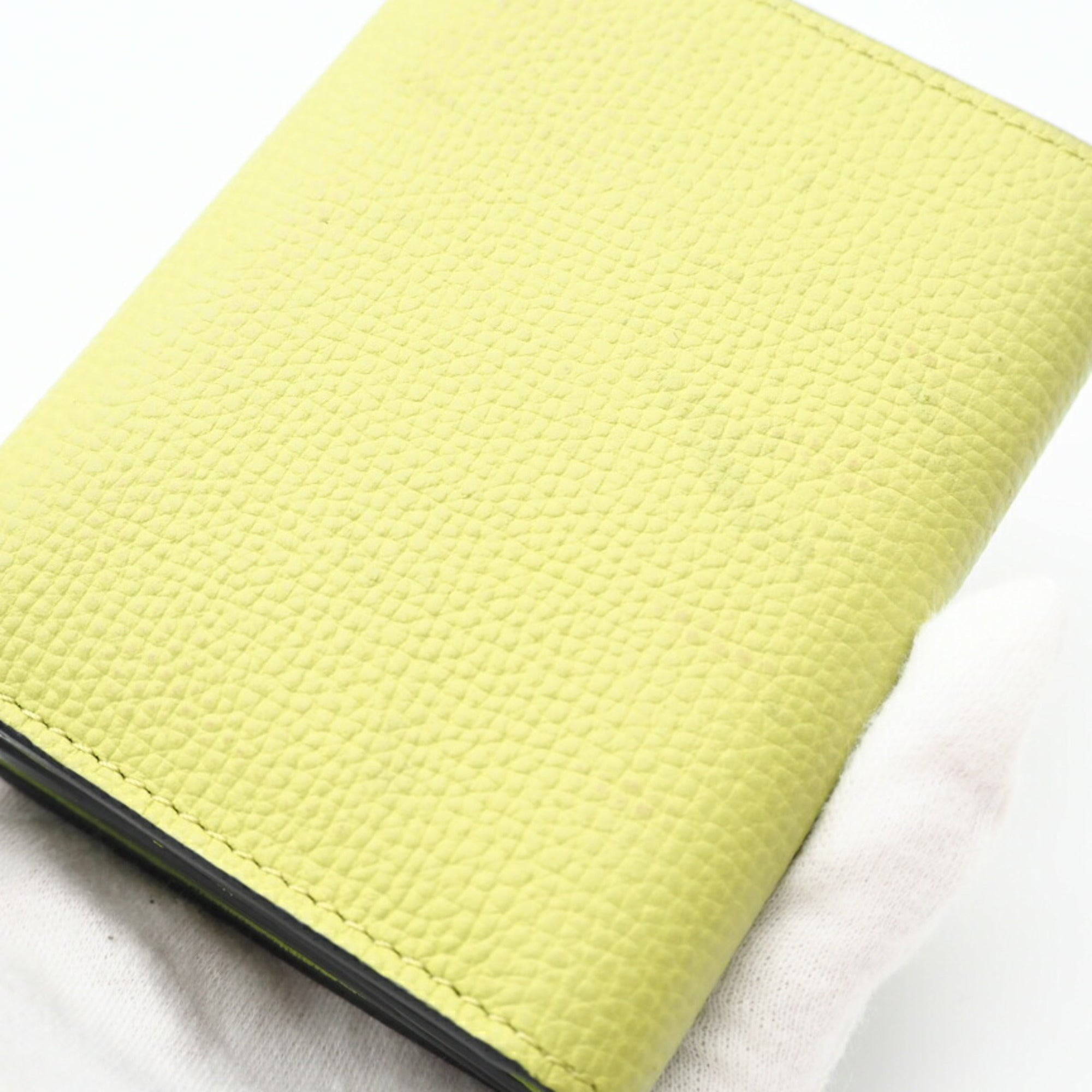 Loewe Green Leather Wallet (Tri-Fold) (Pre-Owned)