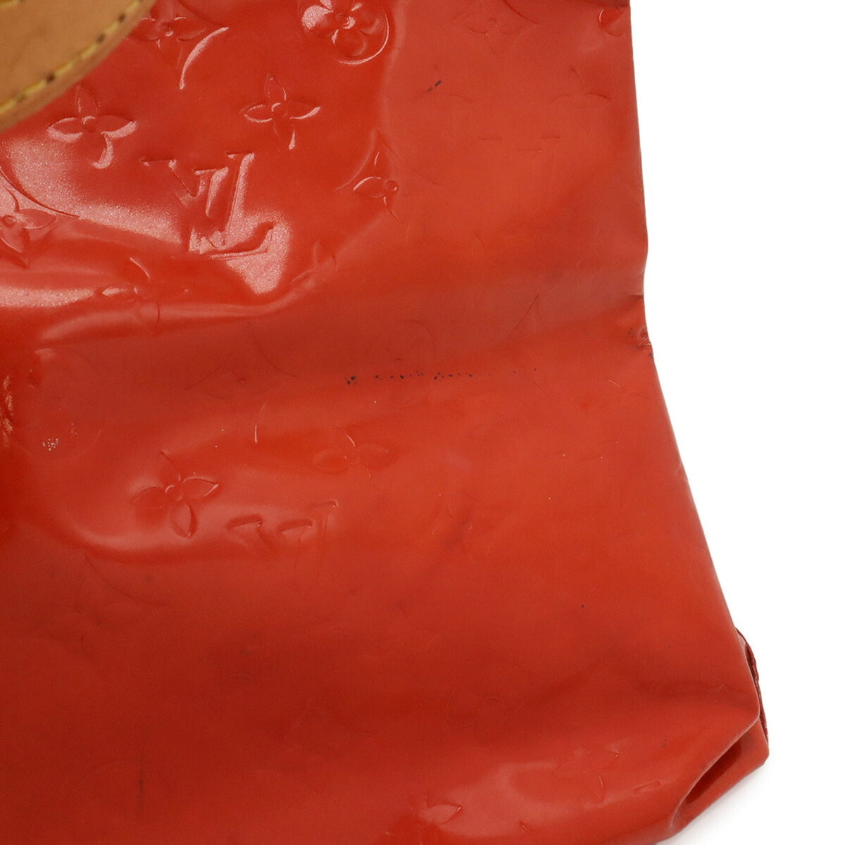 Louis Vuitton Galle Red Color Rouge Monogram Vernis Shoulder Bag Tote Bag (Pre-Owned)