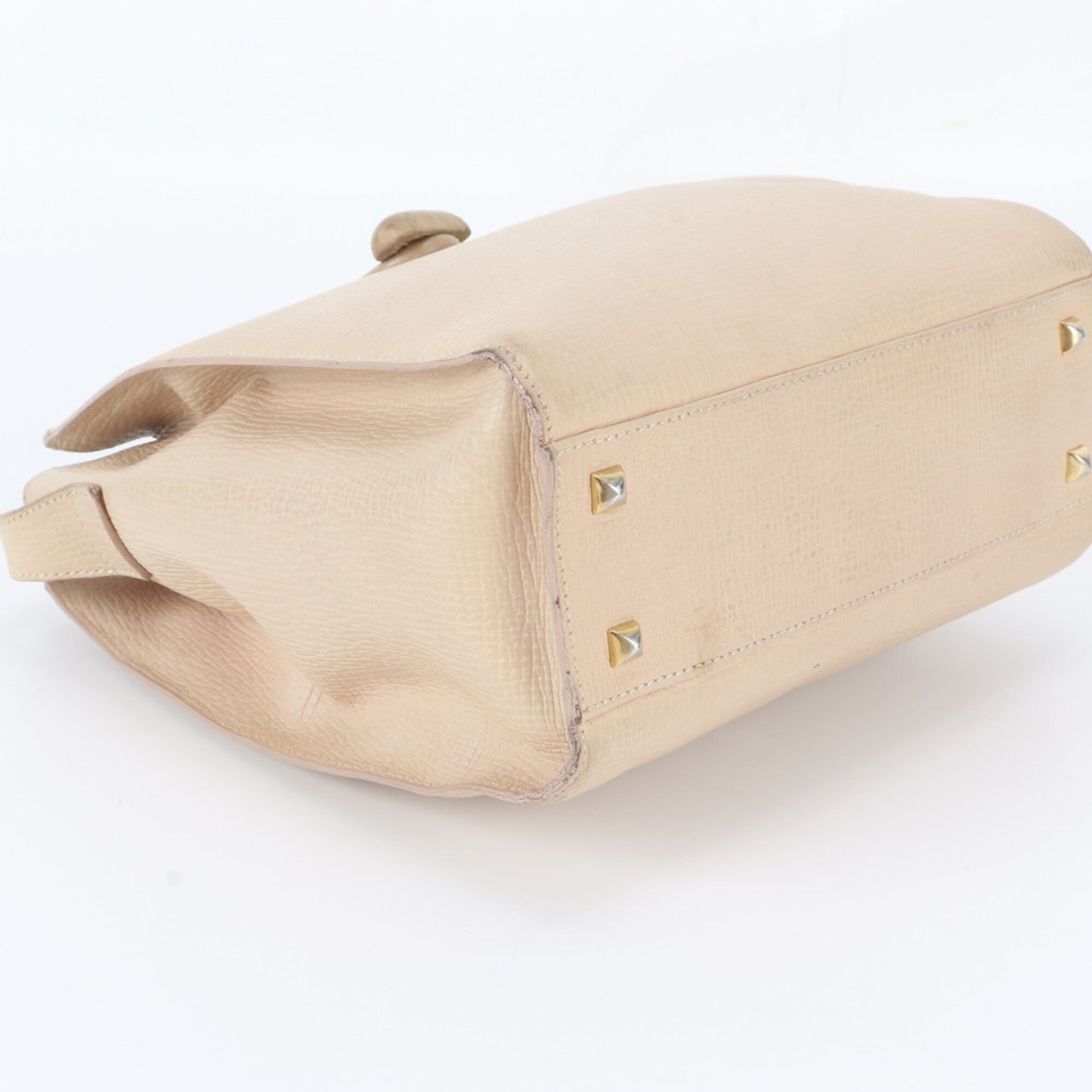 Loewe Beige Leather Shoulder Bag (Pre-Owned)