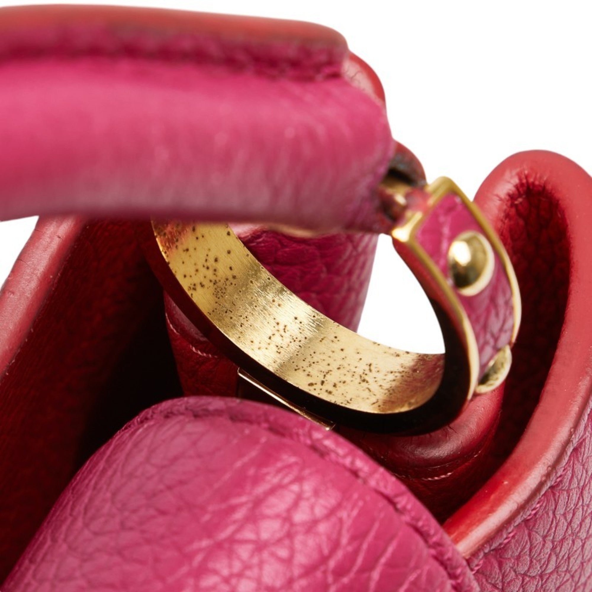 Louis Vuitton Pink Leather Handbag Shoulder Bag (Pre-Owned)