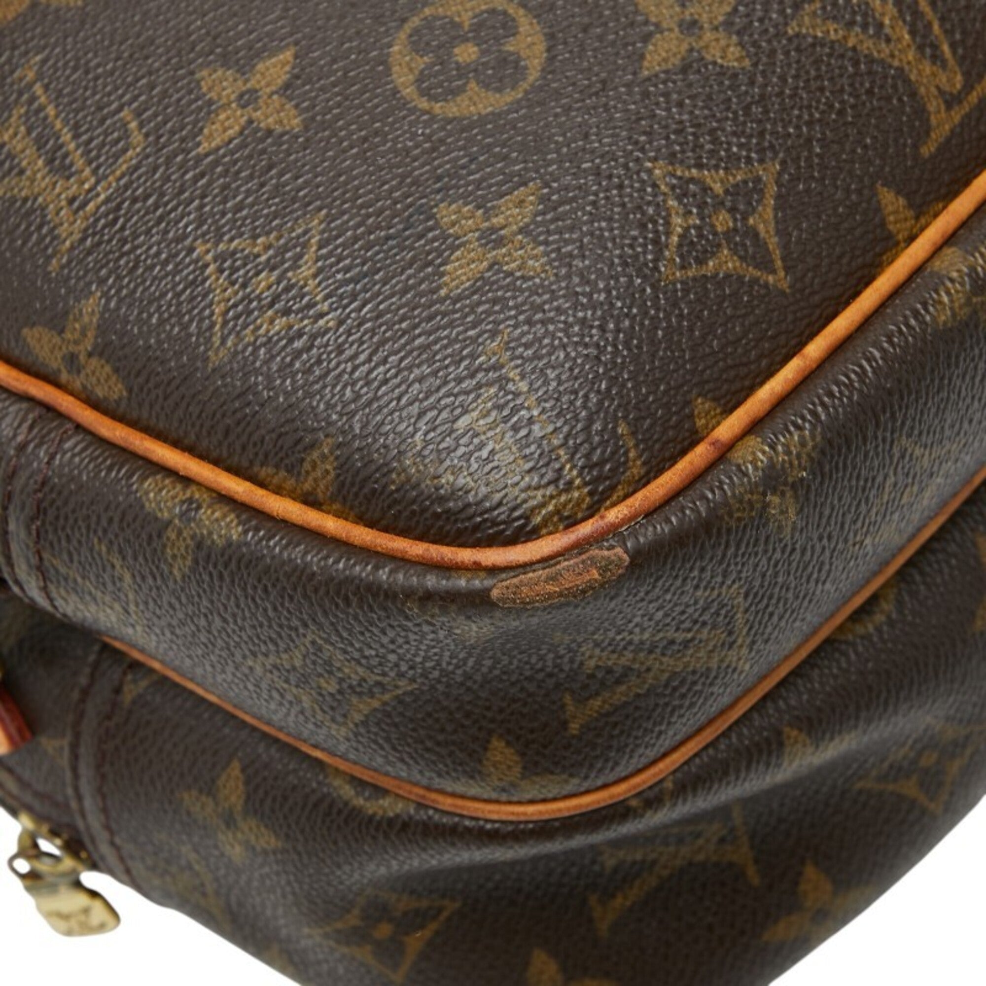 Louis Vuitton Brown Pvc Leather Shoulder Bag (Pre-Owned)