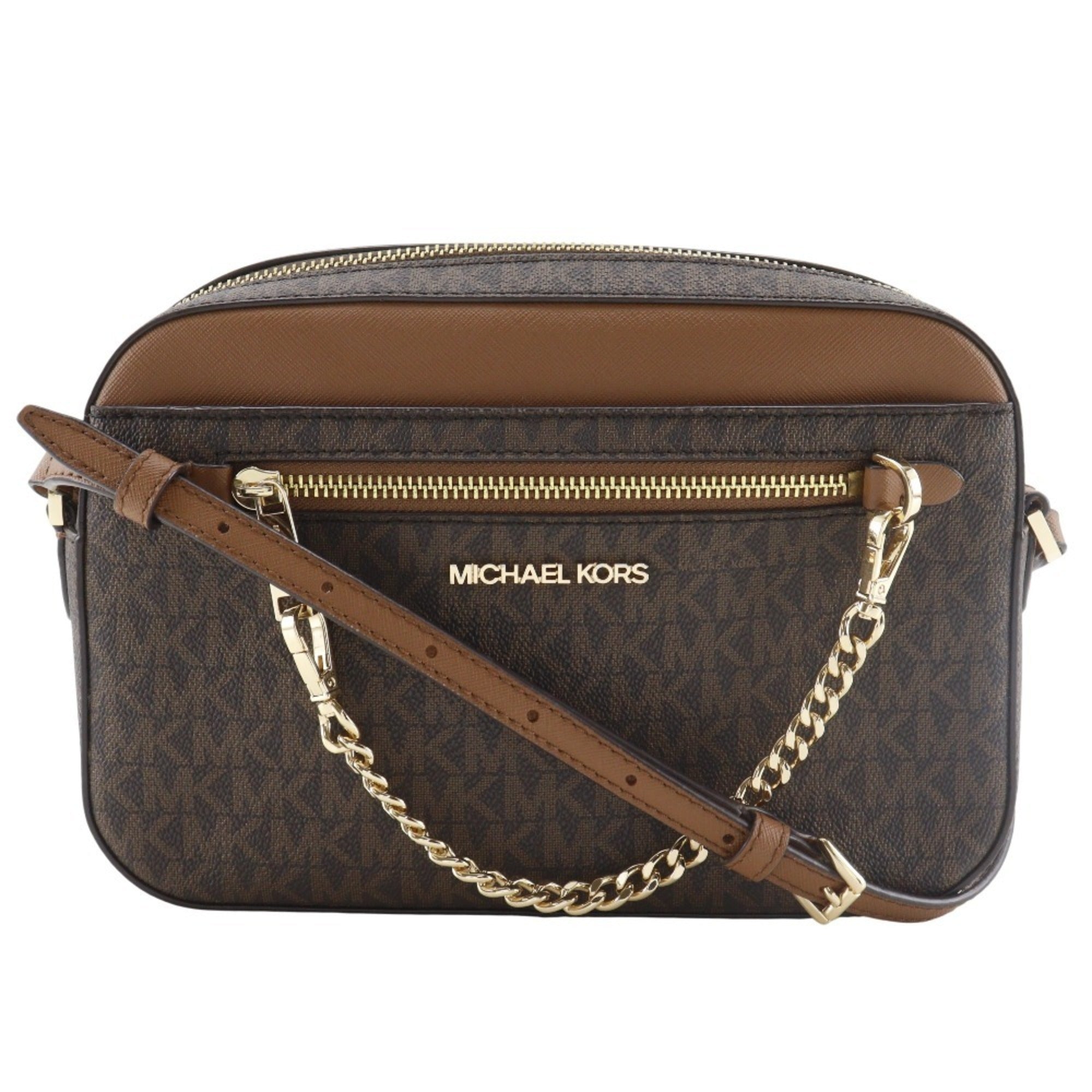 Michael Kors Brown Pvc Shoulder Bag (Pre-Owned)