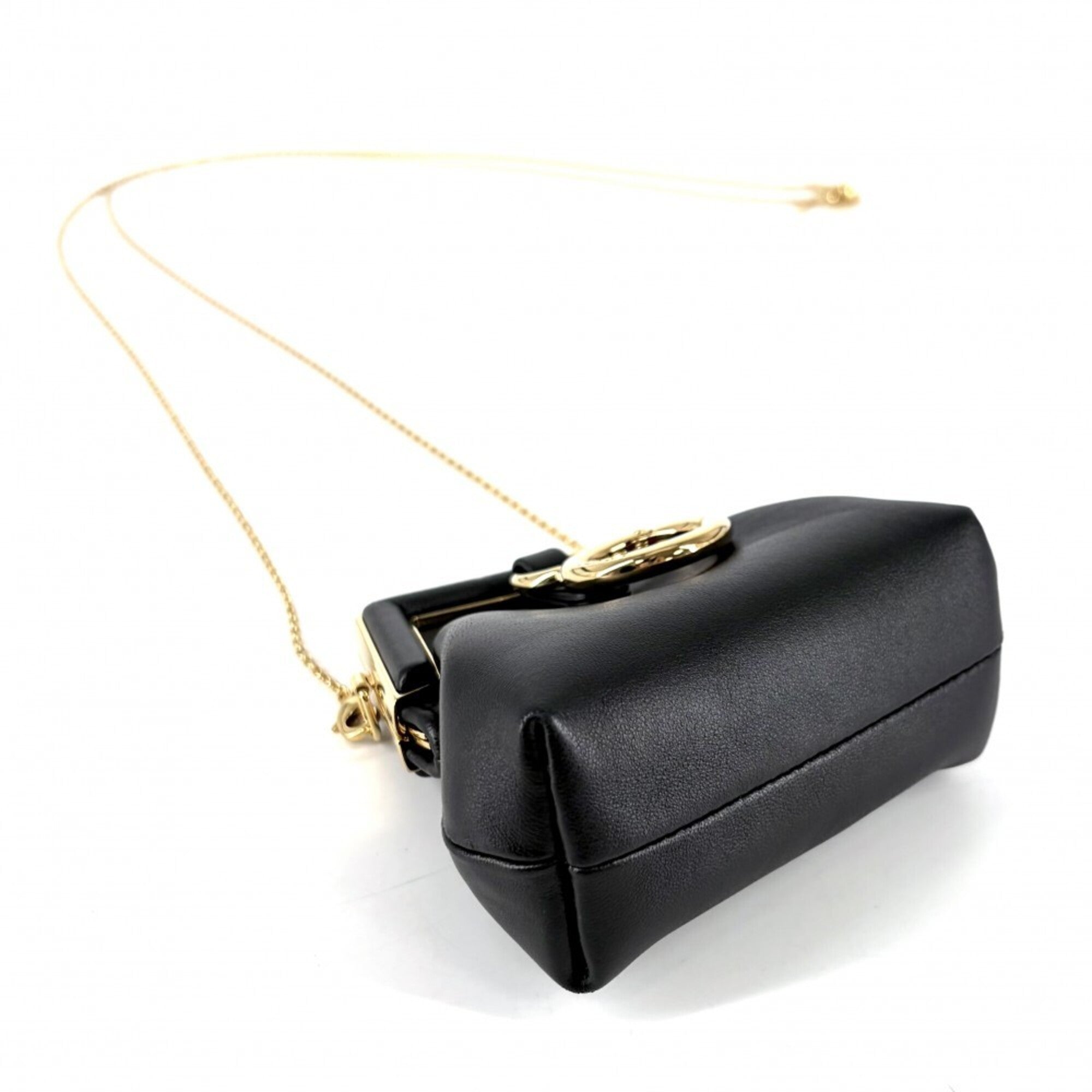 Fendi Black Leather Shoulder Bag (Pre-Owned)