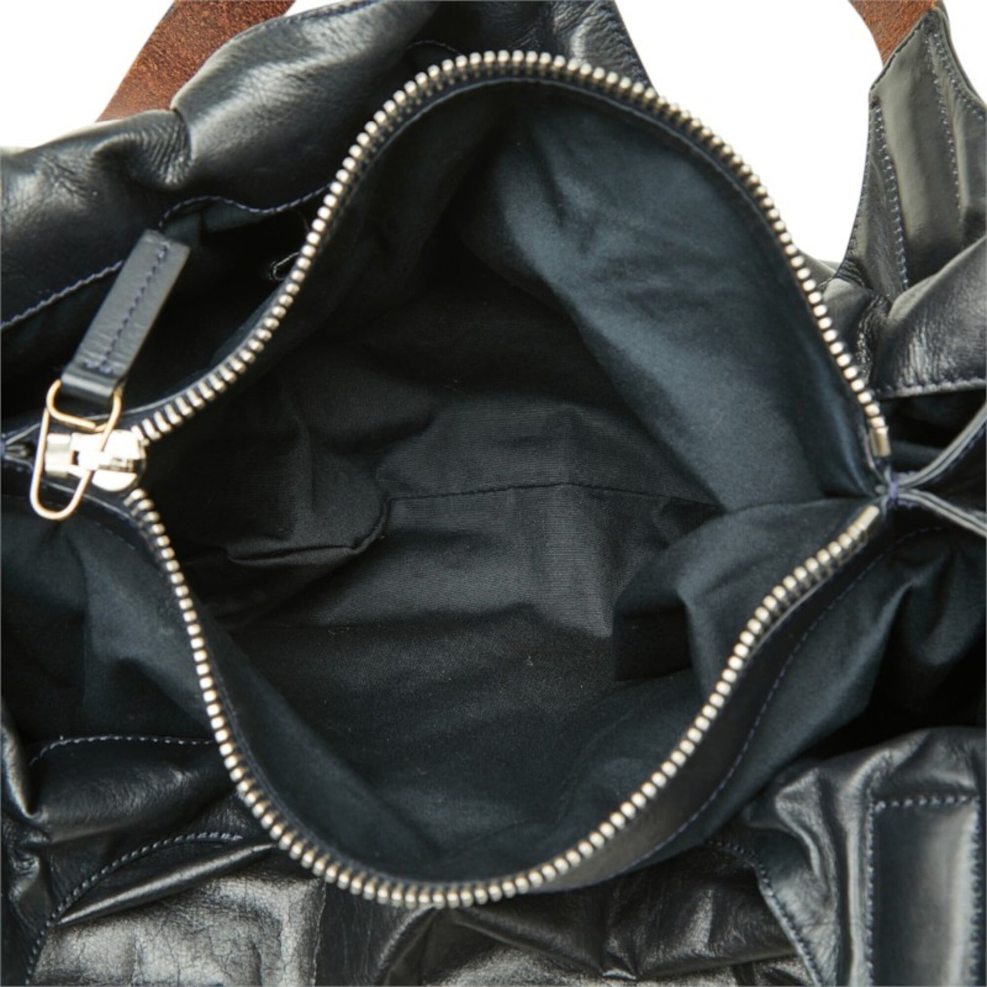 Celine Dark Navy Leather Shoulder Bag Tote Bag (Pre-Owned)