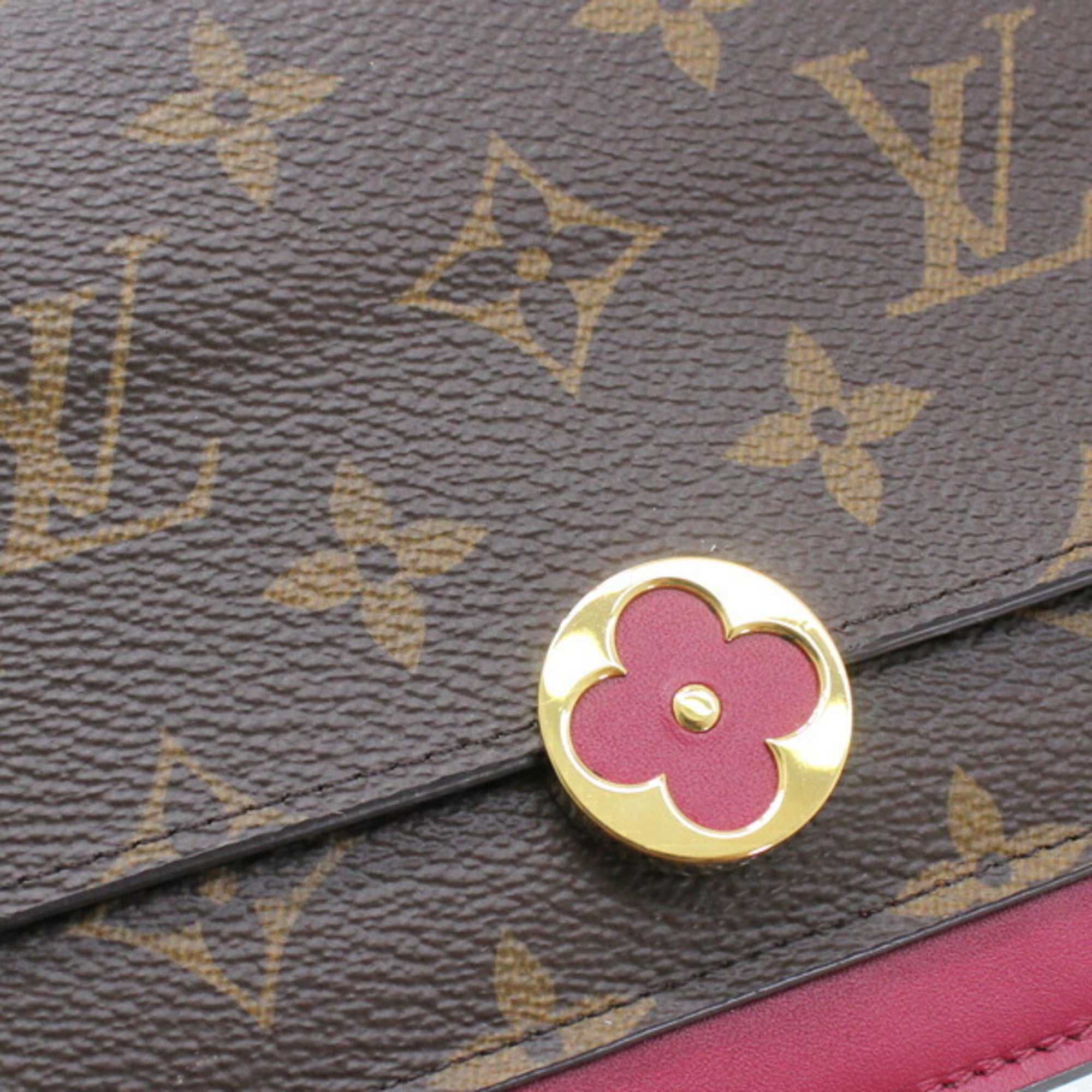 Louis Vuitton Fuchsia Monogram Monogram Leather Canvas Shoulder Bag (Pre-Owned)