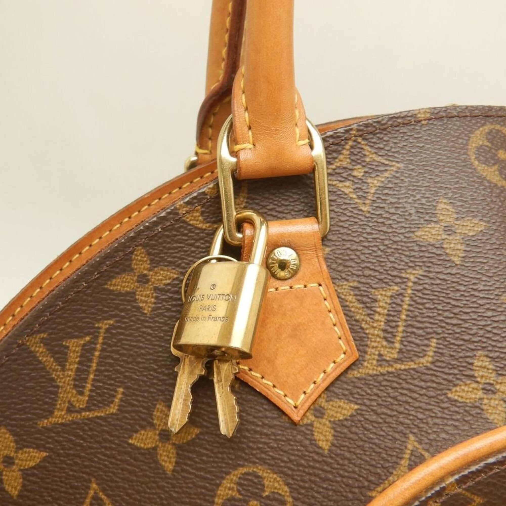 Louis Vuitton Brown Monogram Canvas Handbag (Pre-Owned)