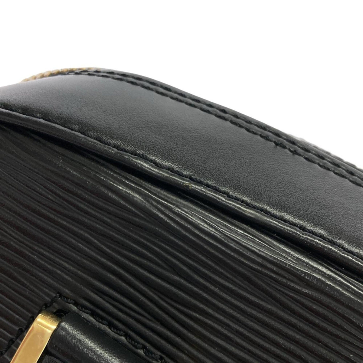 Louis Vuitton Black Leather Handbag (Pre-Owned)
