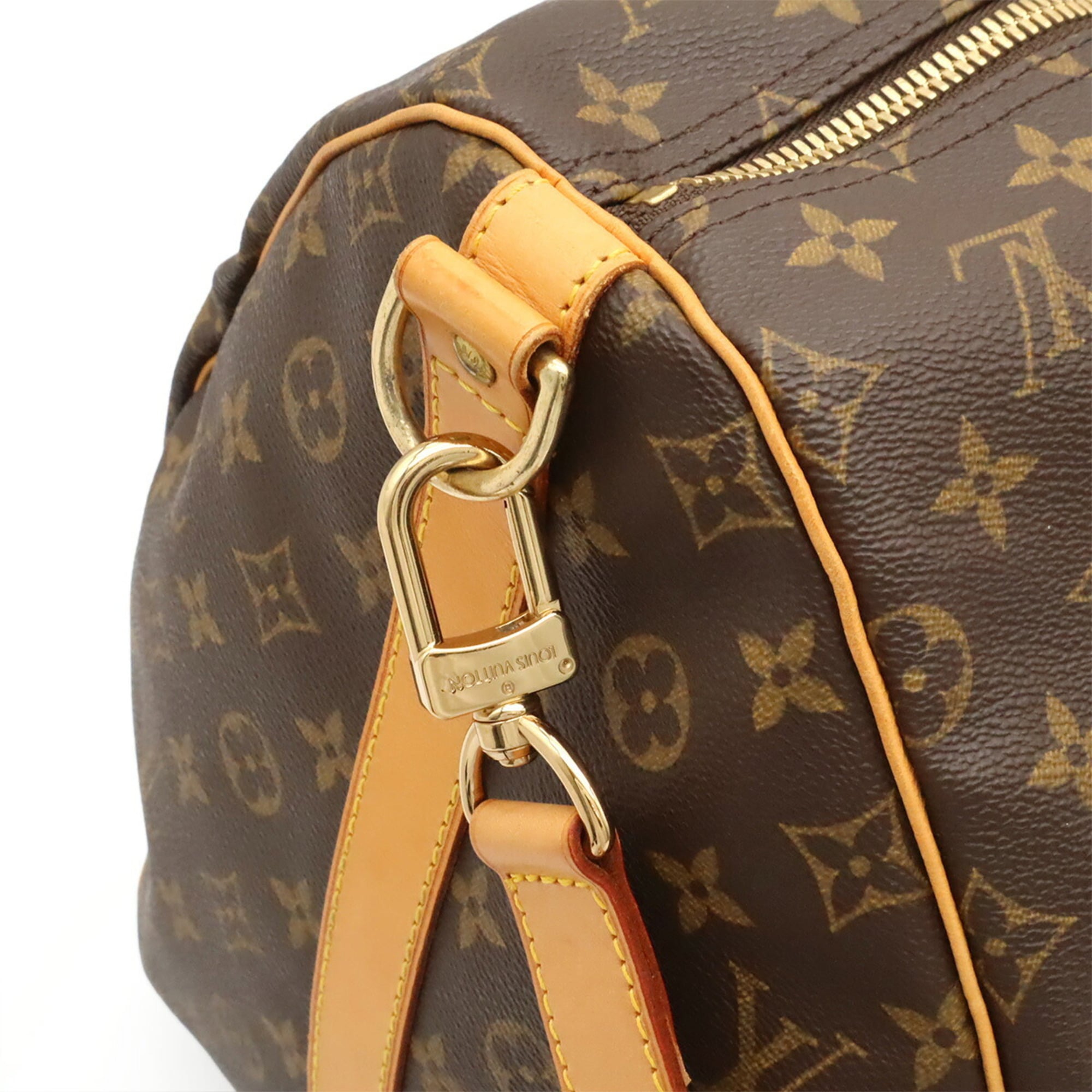 Louis Vuitton Brown Monogram Canvas Boston Bag Shoulder Bag (Pre-Owned)